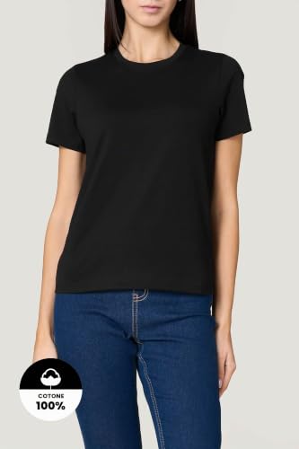 Goldenpoint t-shirt maglietta donna in cotone morbido sulla pelle