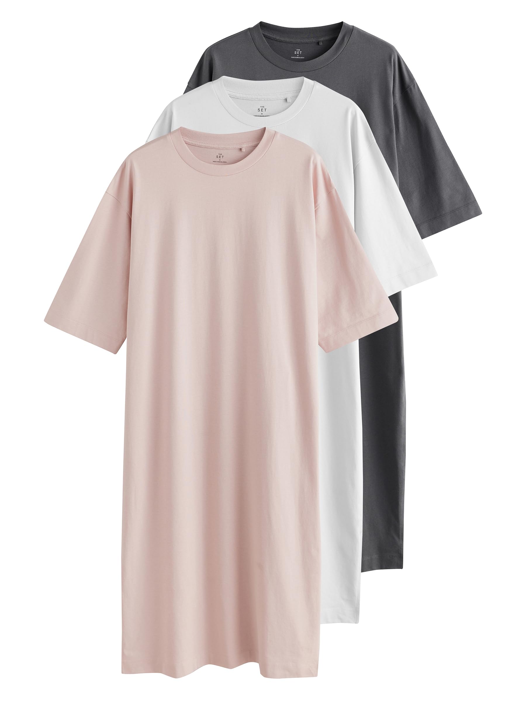 Geo Next The Set Abiti T-Shirt abito donna 3 pezzi 100% cotone