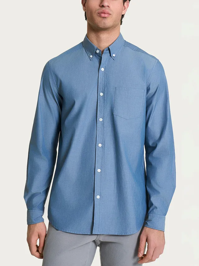 Ragno Comfort Camicia Oxford Manica Lunga Flint Stone