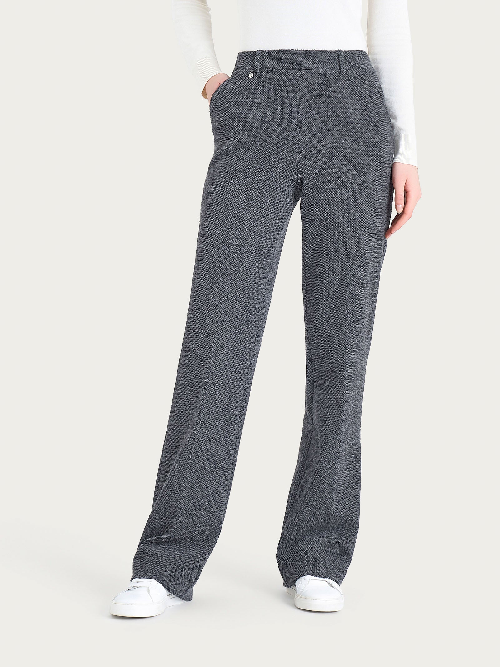 Ragno Relaxed Wardrobe The Wide Leg pantalone ardesia caldo