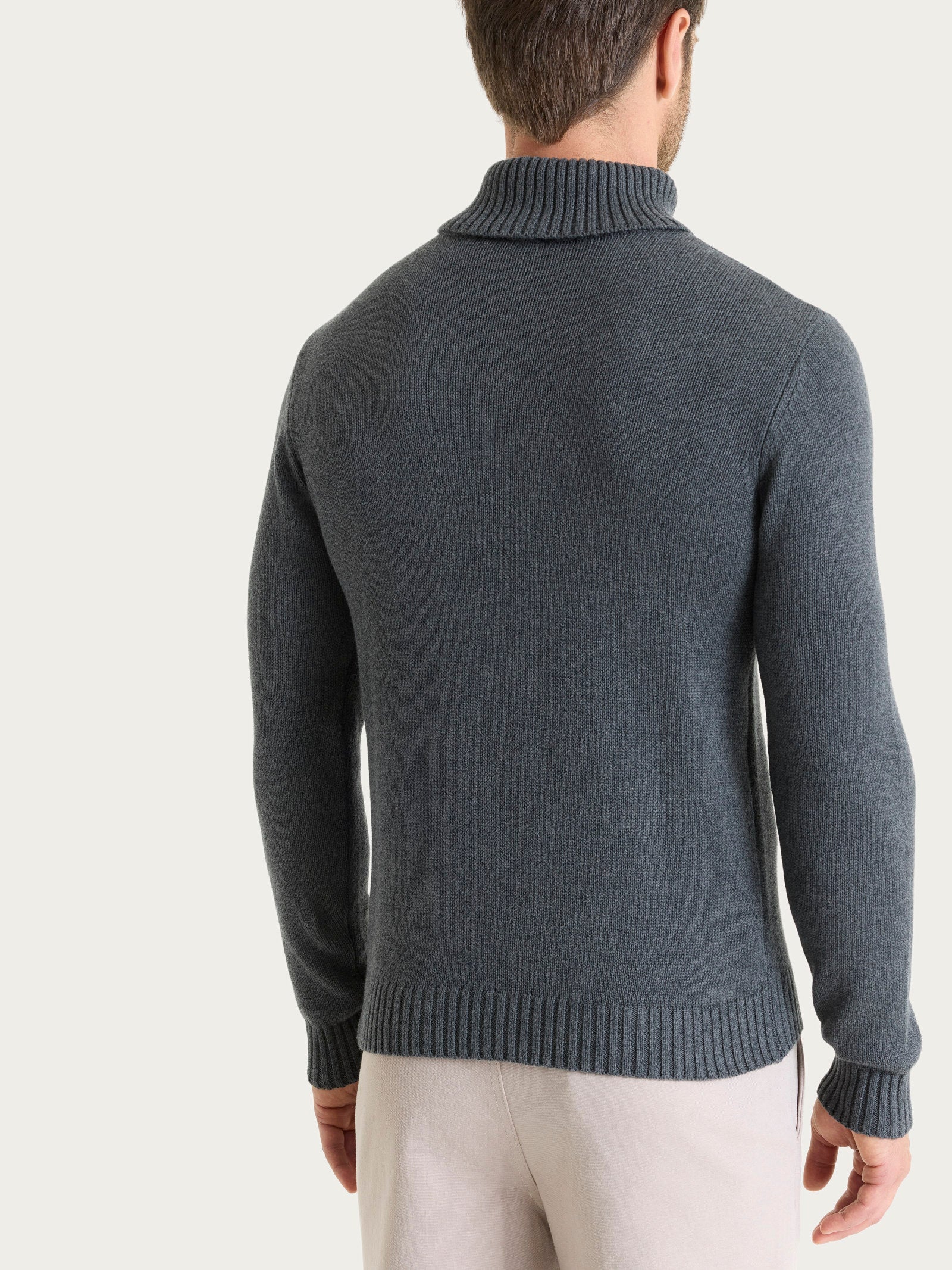 Ragno Winter Cotton Dolcevita Uomo Ardesia Mel.