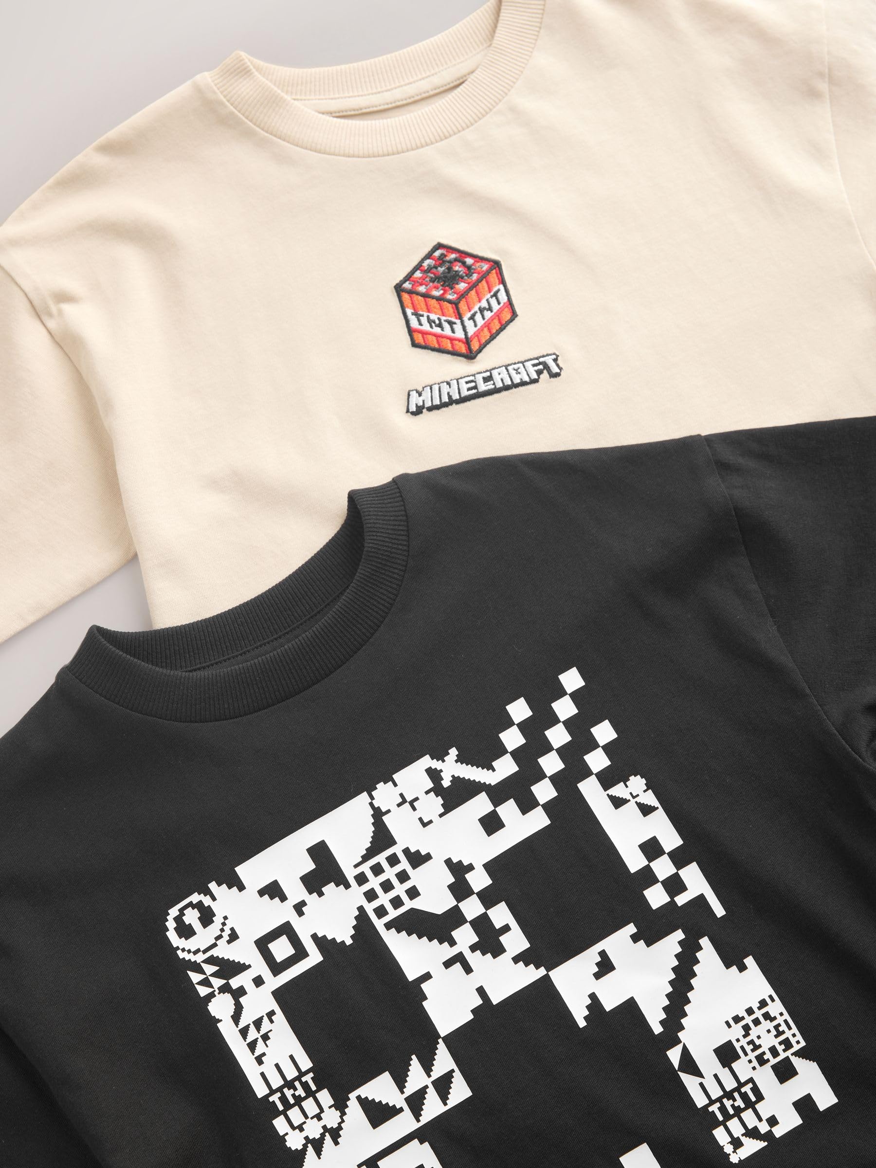 Next t-shirt Minecraft bambino 128 confezione da 2