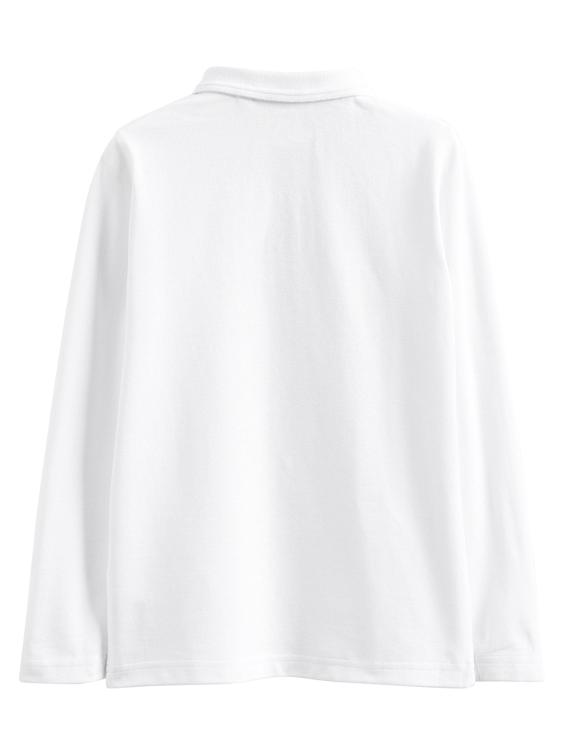 Next Polo Scuola Manica Lunga Bambino 5 Pezzi 98 Cotone