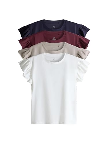 Geo Next The Set magliette volant donna 4 pezzi manica corta