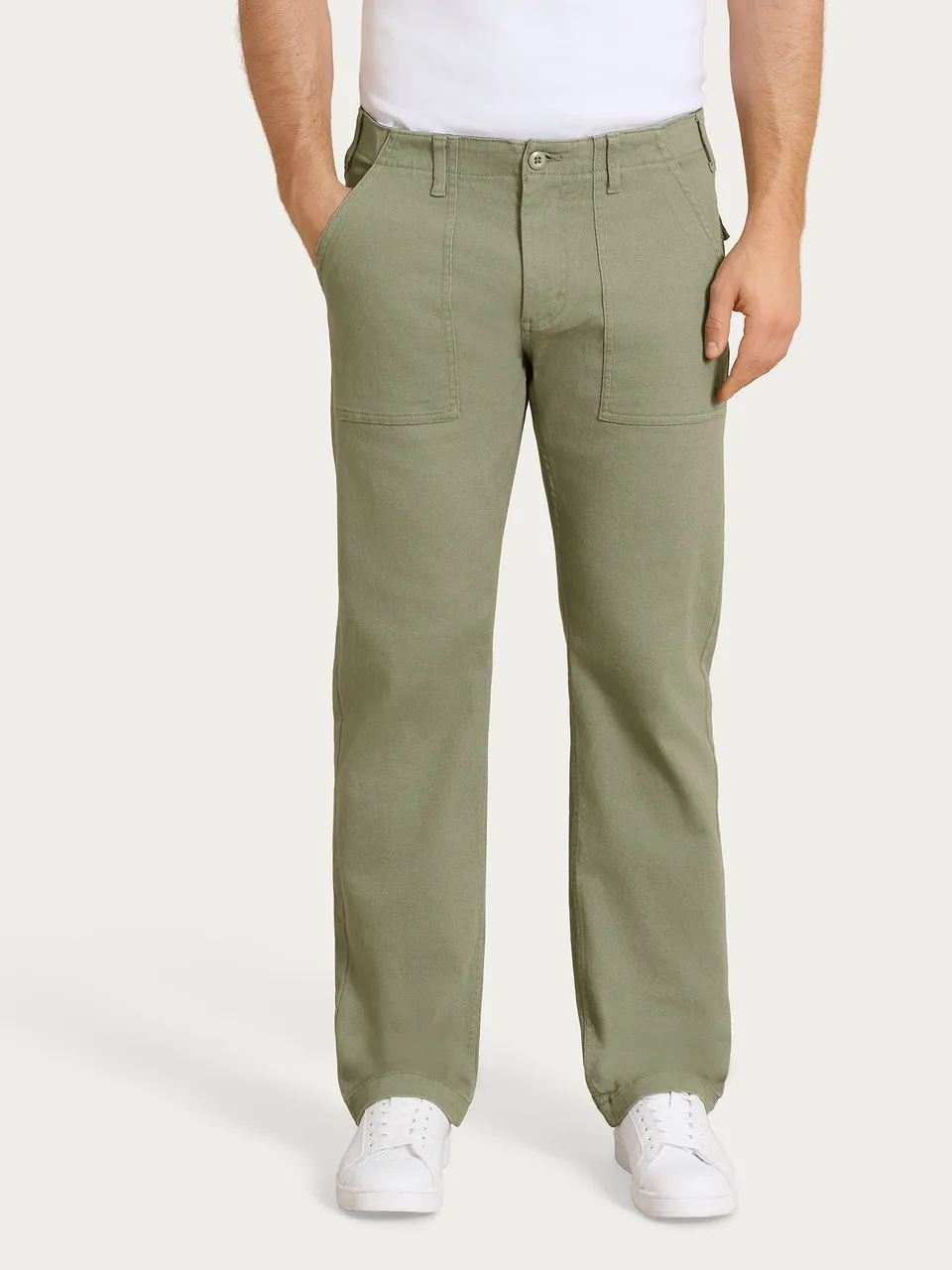 Ragno Raw Twill Pantalone Explorer uomo Deep Green