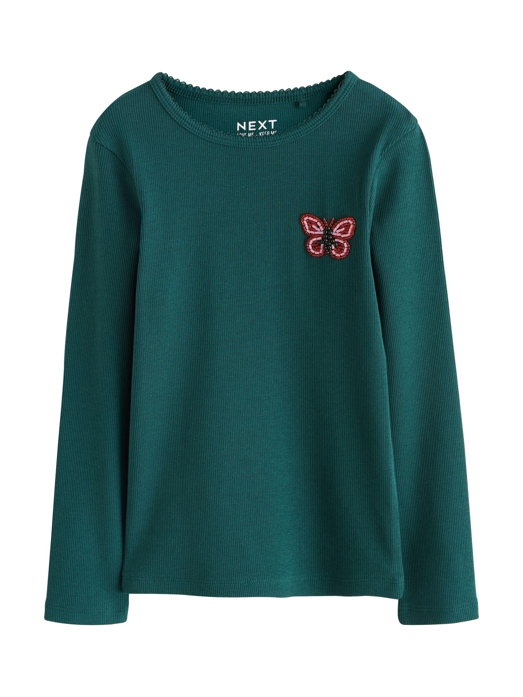Next top bambina maniche lunghe perline confezione 4 pz 104