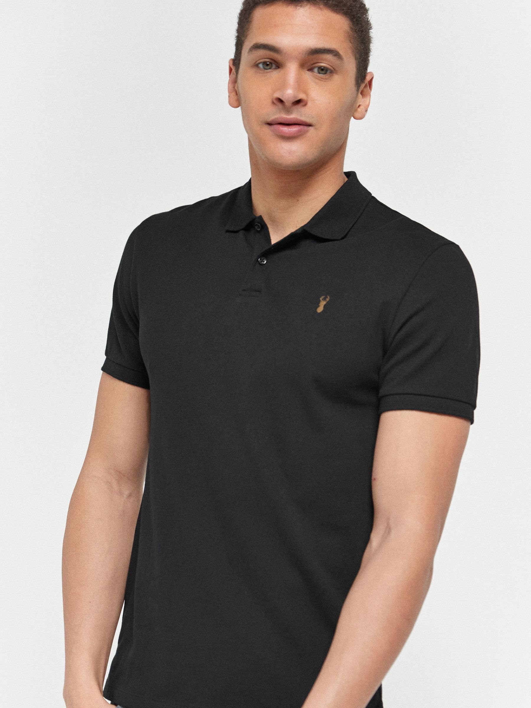 Next Polo Uomo Piqué Maniche Corte Vestibilità Classica