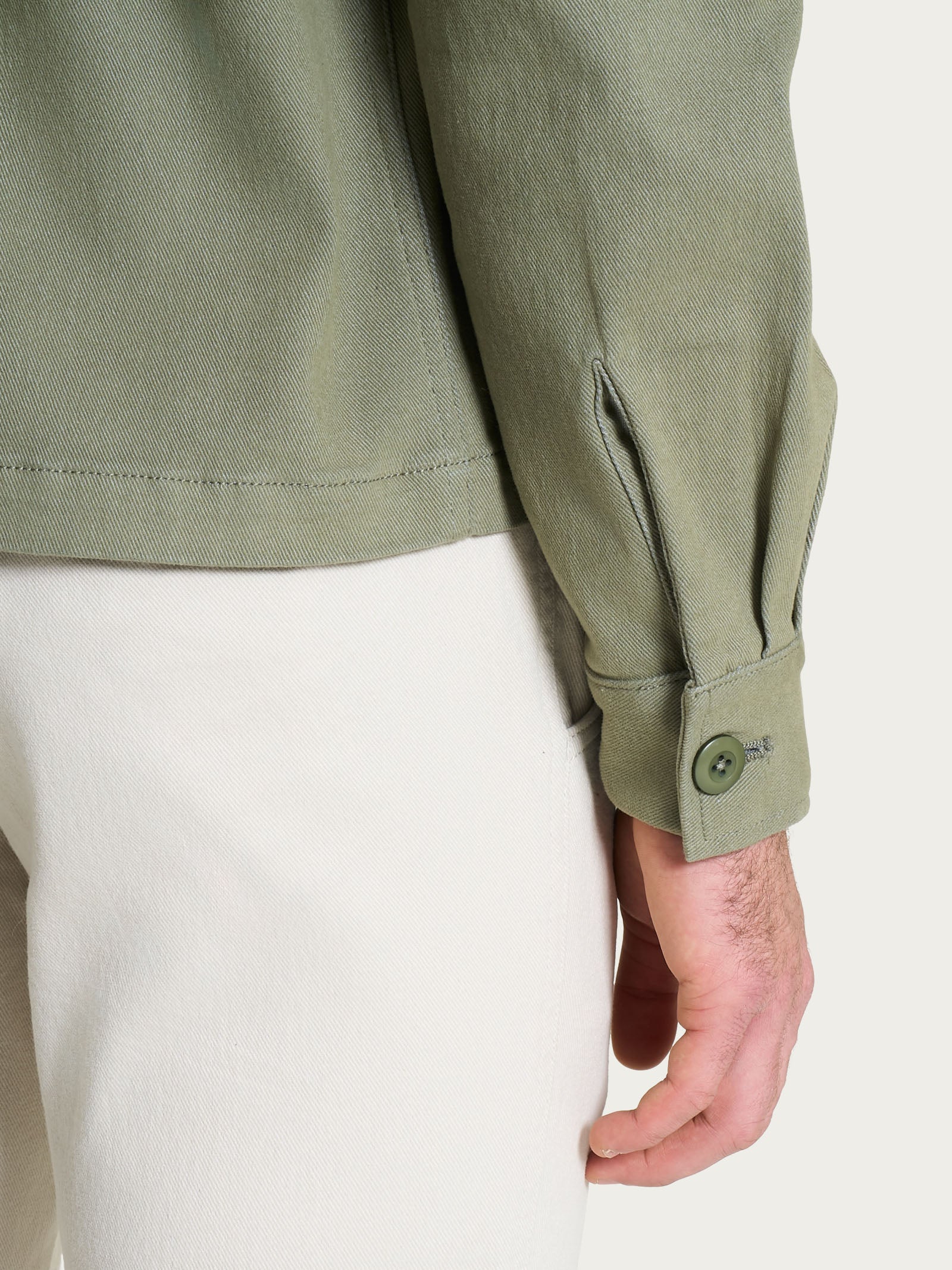 Ragno Compact Giacca Utility Deep Lichen Green in cotone