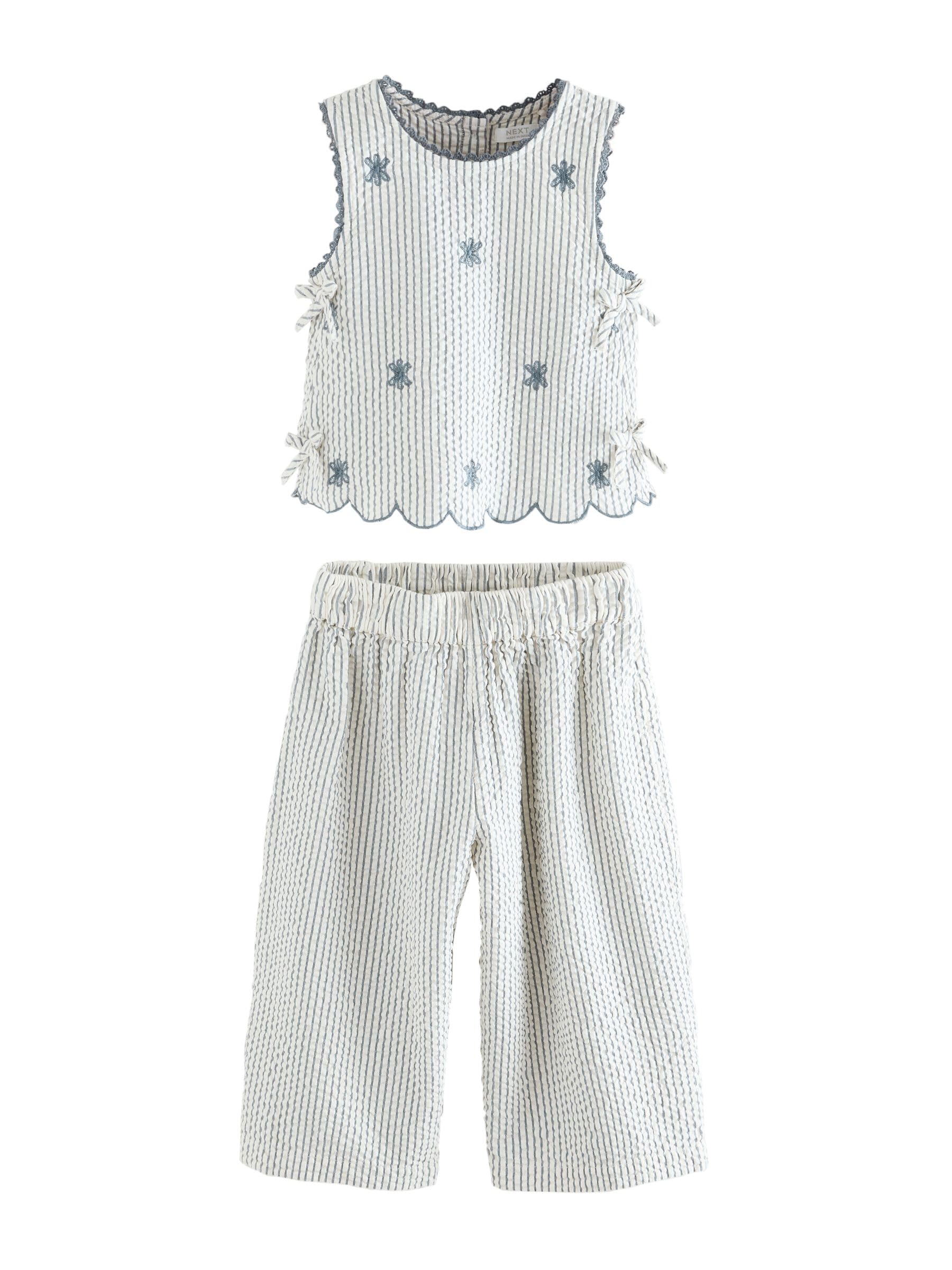 Geo Next Completo Ragazza Blusa Pantaloni 104-110 Uso Quotidiano