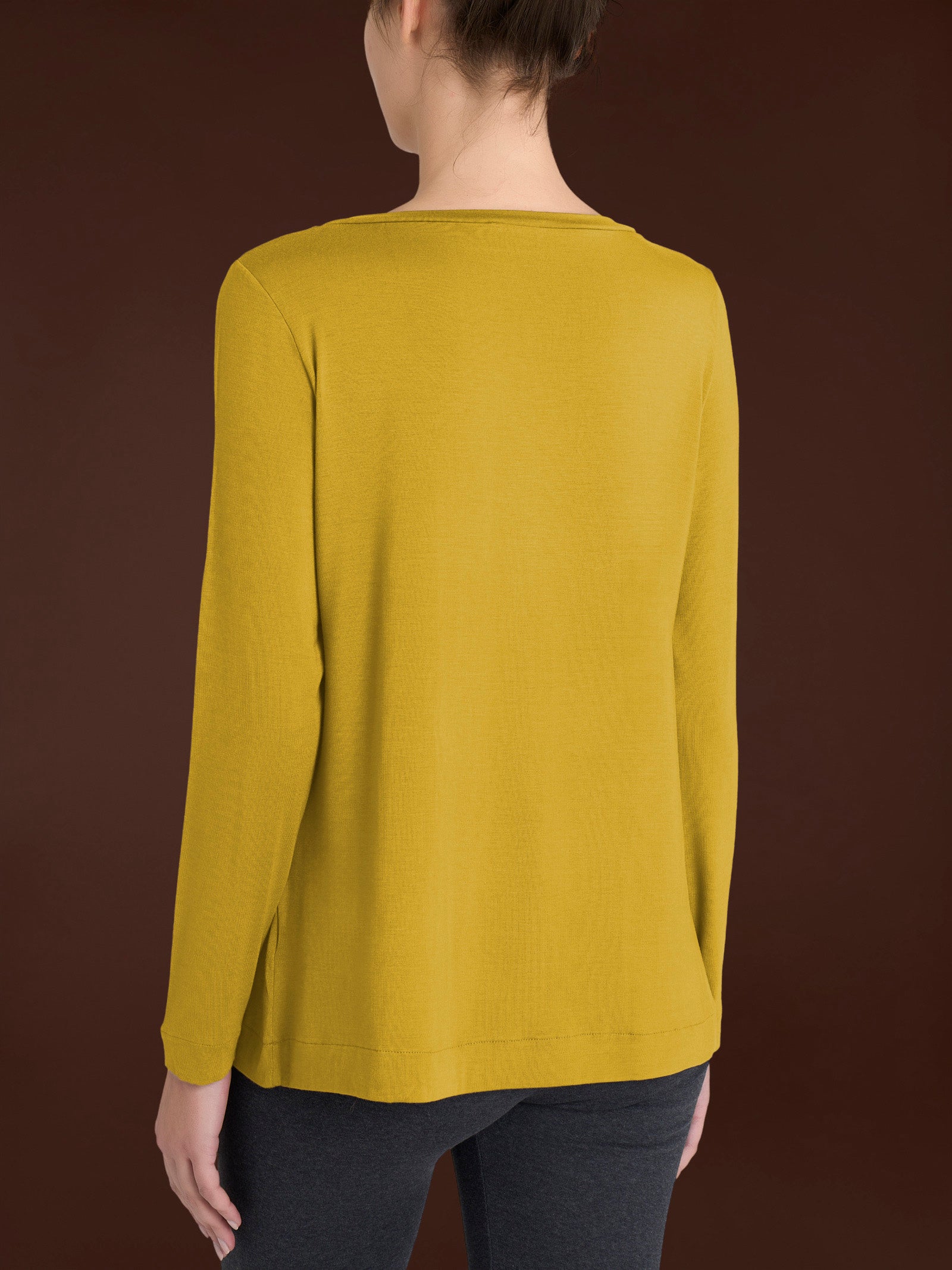 Ragno Viscosa Summer Maglietta barchetta oil yellow