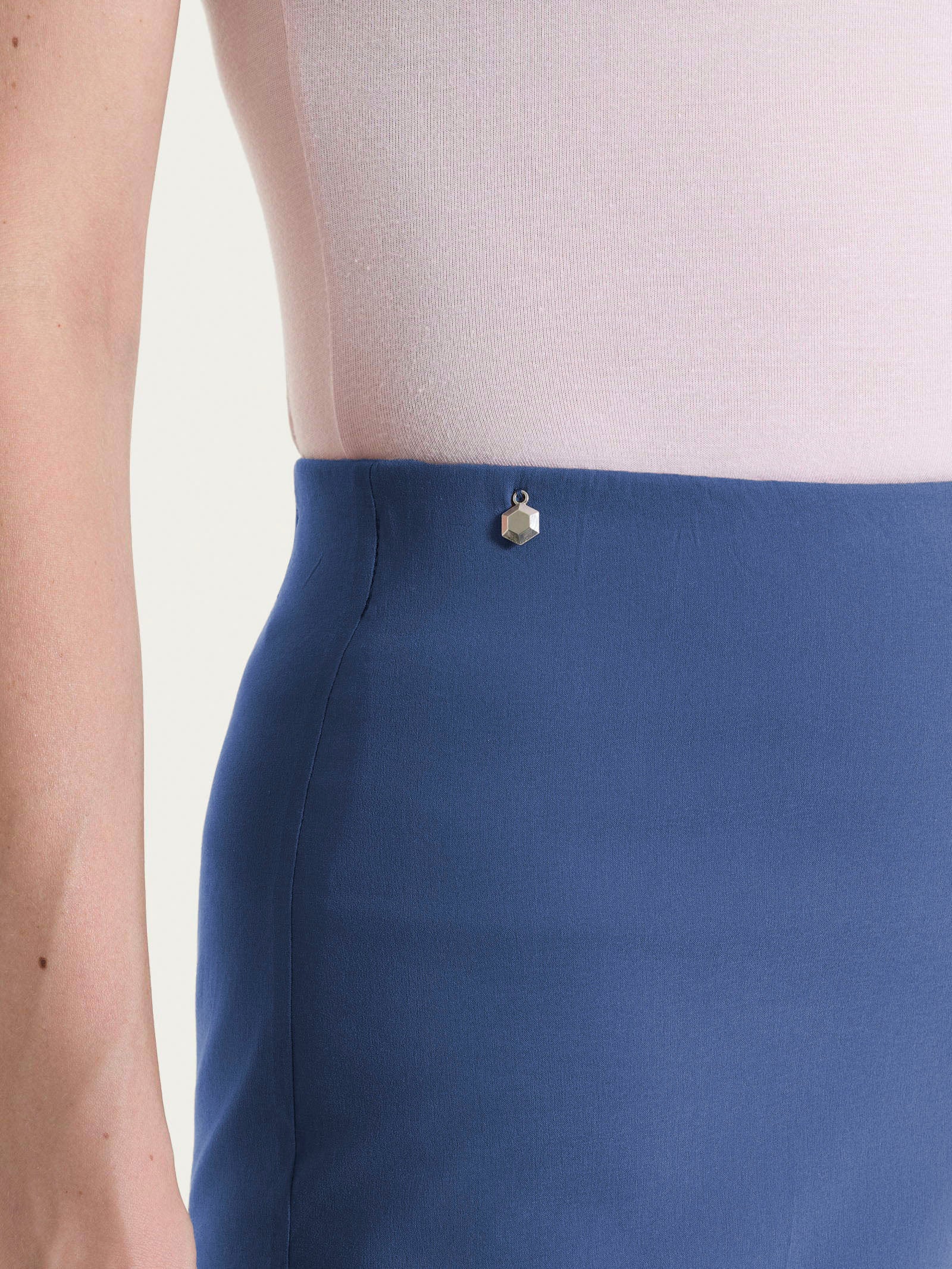 Ragno Super Fresh pantalone palazzo blu leggero donna