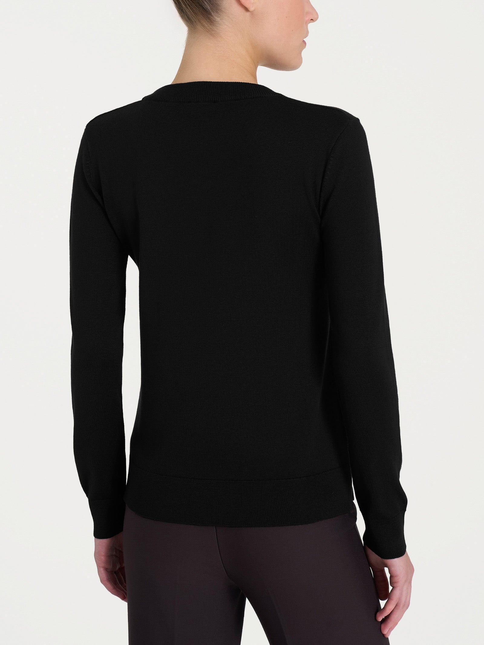 Ragno Four Seasons maglia scollo madonna donna Nero