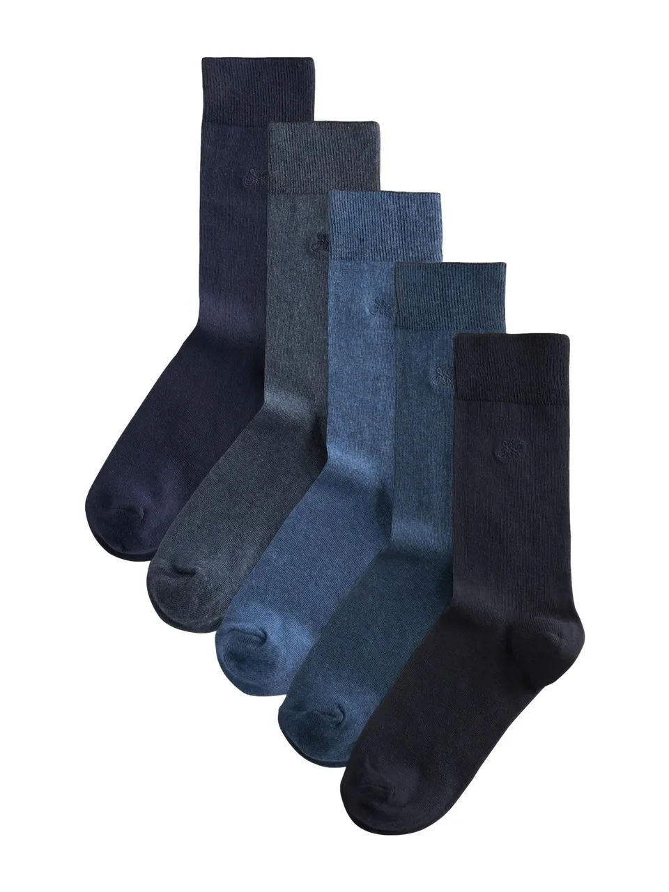 Next calzini uomo ricamati 5 paia 43-46 cotone fresco