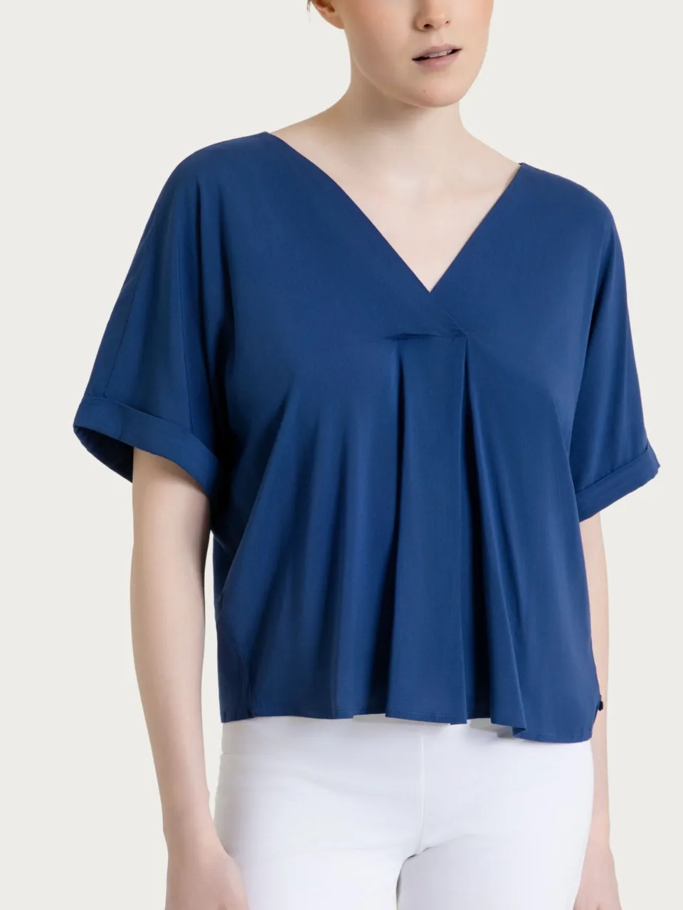 Ragno Blusa Voile Stretch Kimono Donna Oceana