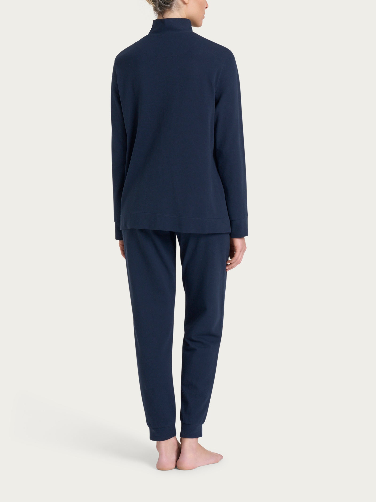 Ragno Eco Cotton Tuta Pigiama Zip Blu Outer Space