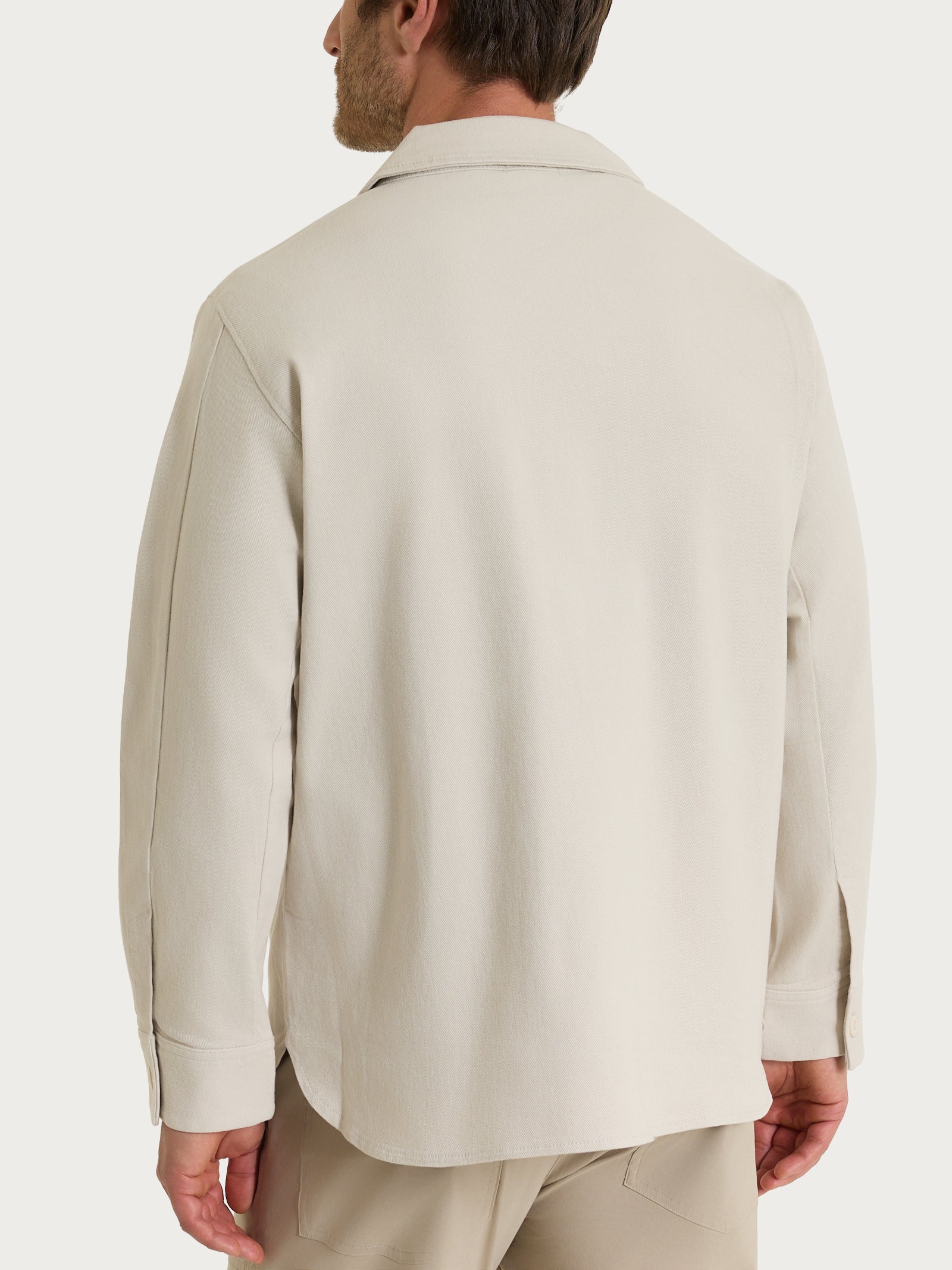 Ragno Compact Shacket twill cotone beige champignon