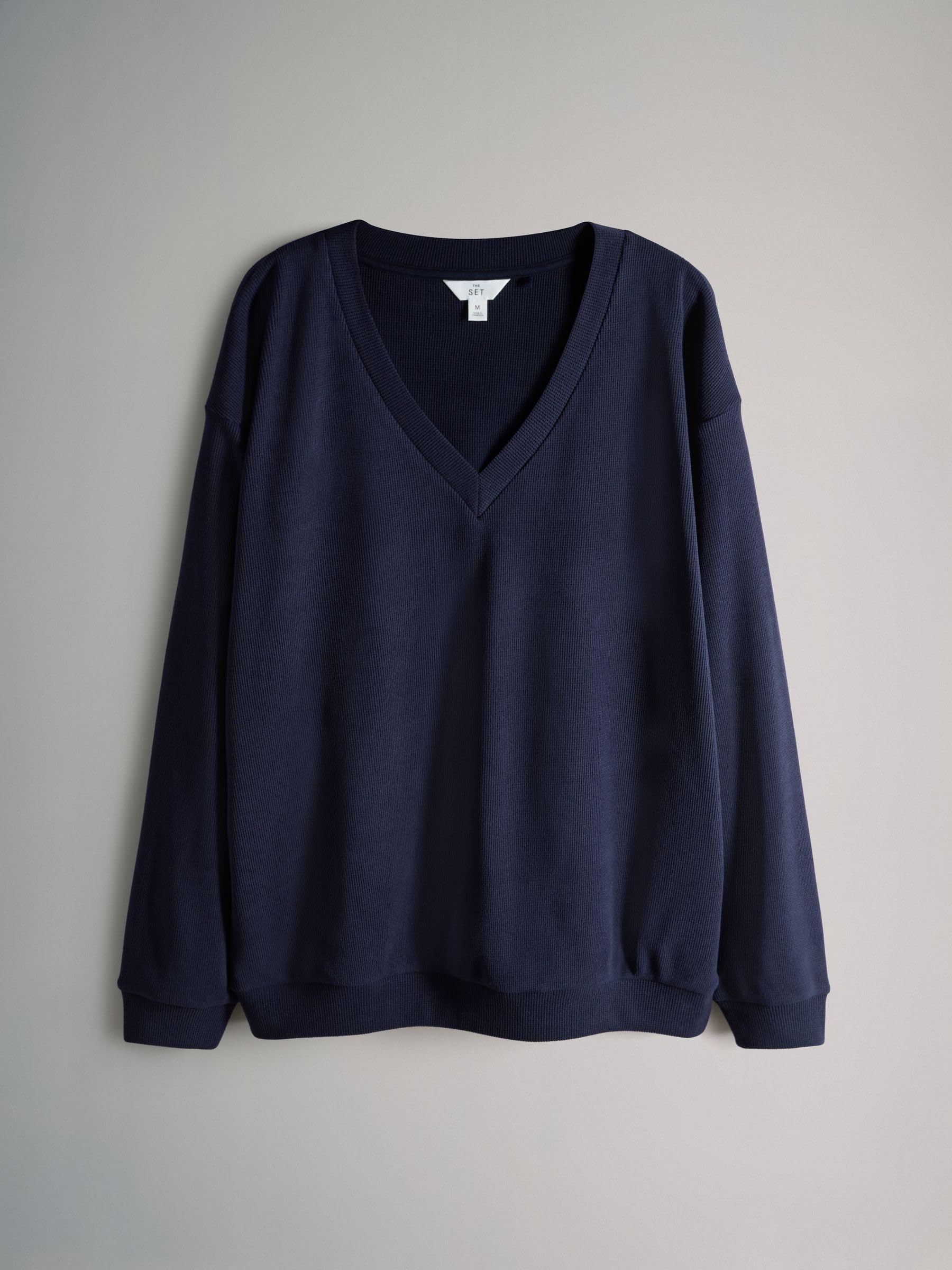 Geo Next The Set tuta donna 2 pezzi scollo a V gamba larga