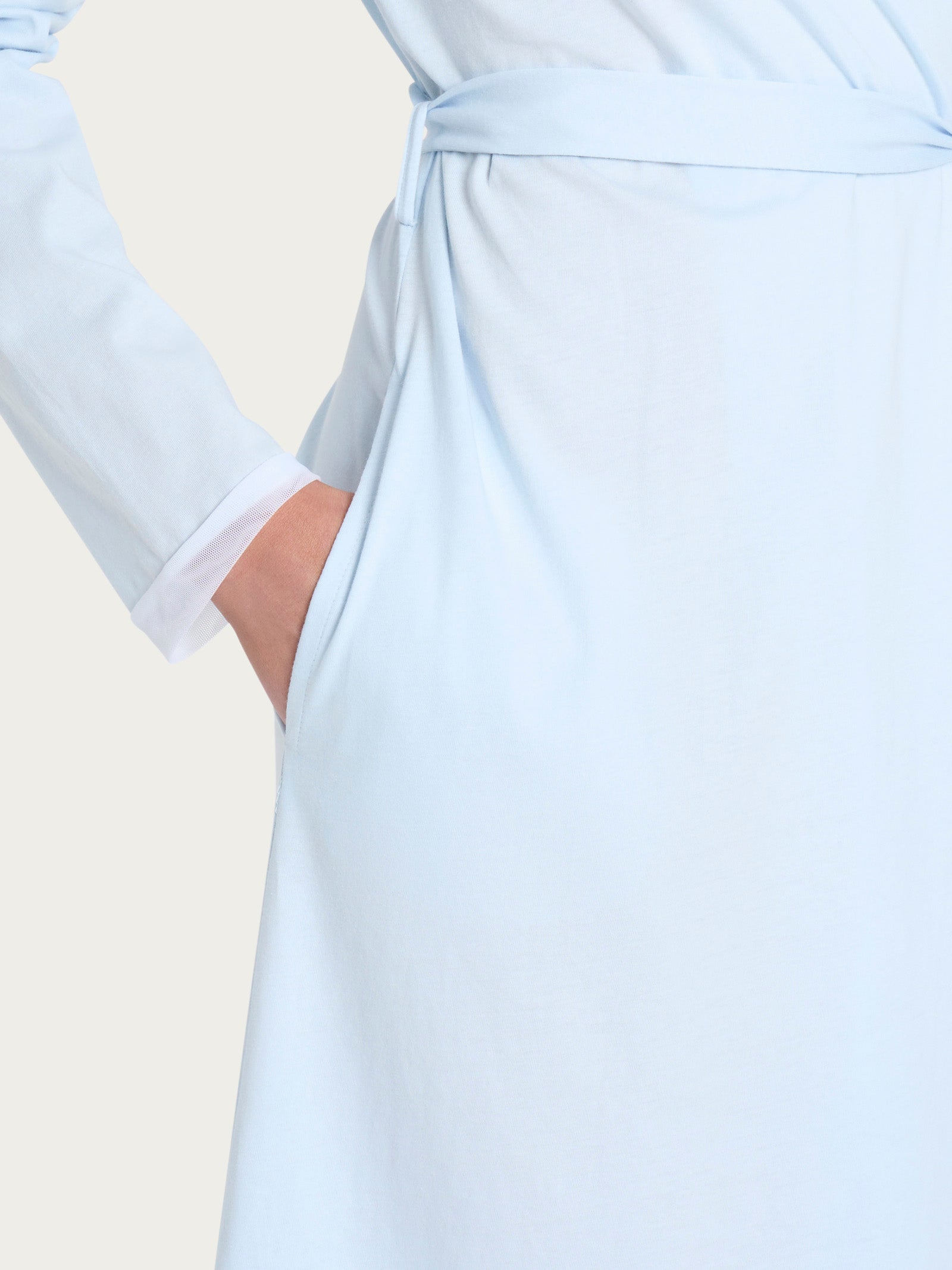 Ragno Jersey di Cotone Vestaglia Ice Water manica lunga