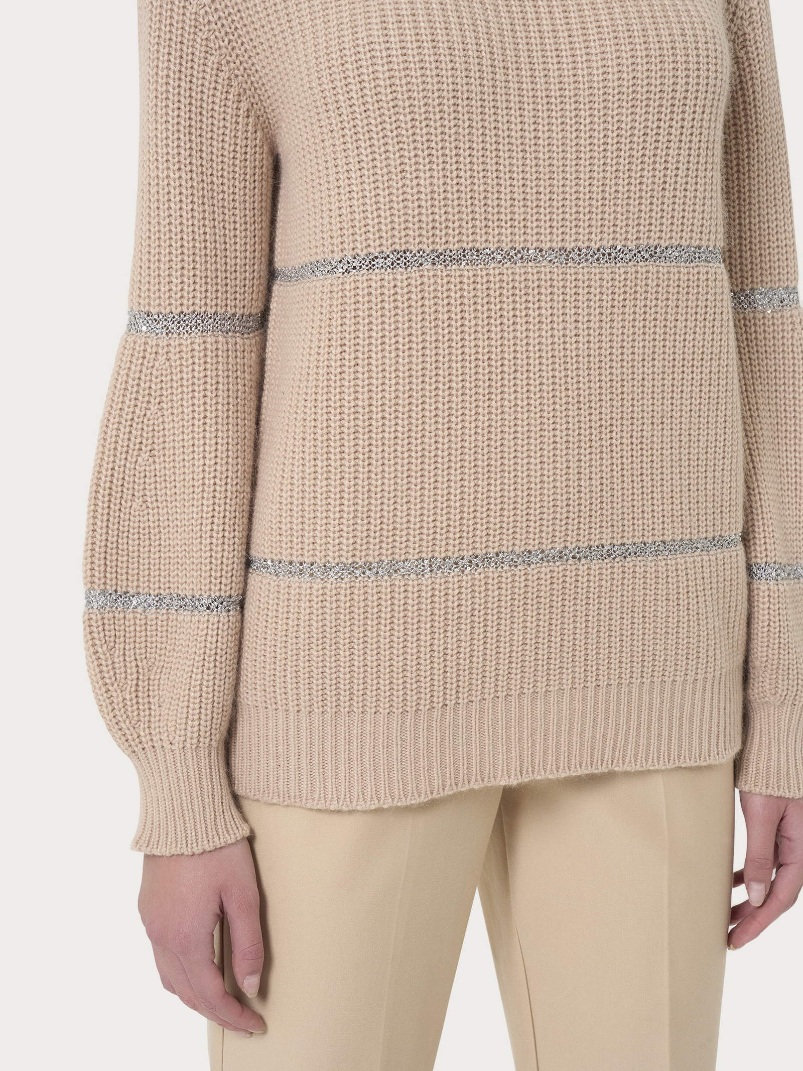 Ragno Merino Soft Maglia donna angora Moonlight boxy