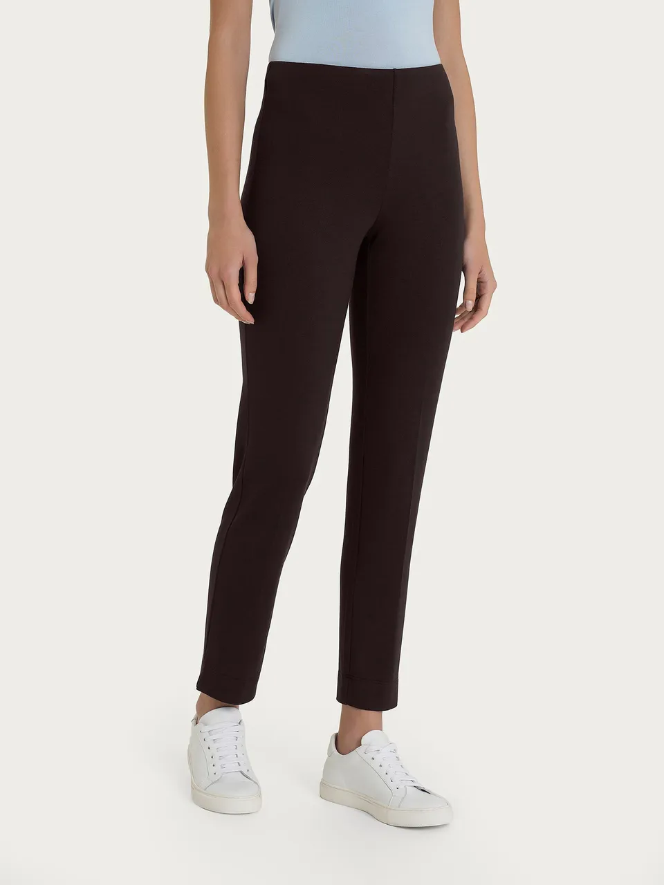 Ragno Relaxed Pantalone Capri Chocolate Torte viscosa