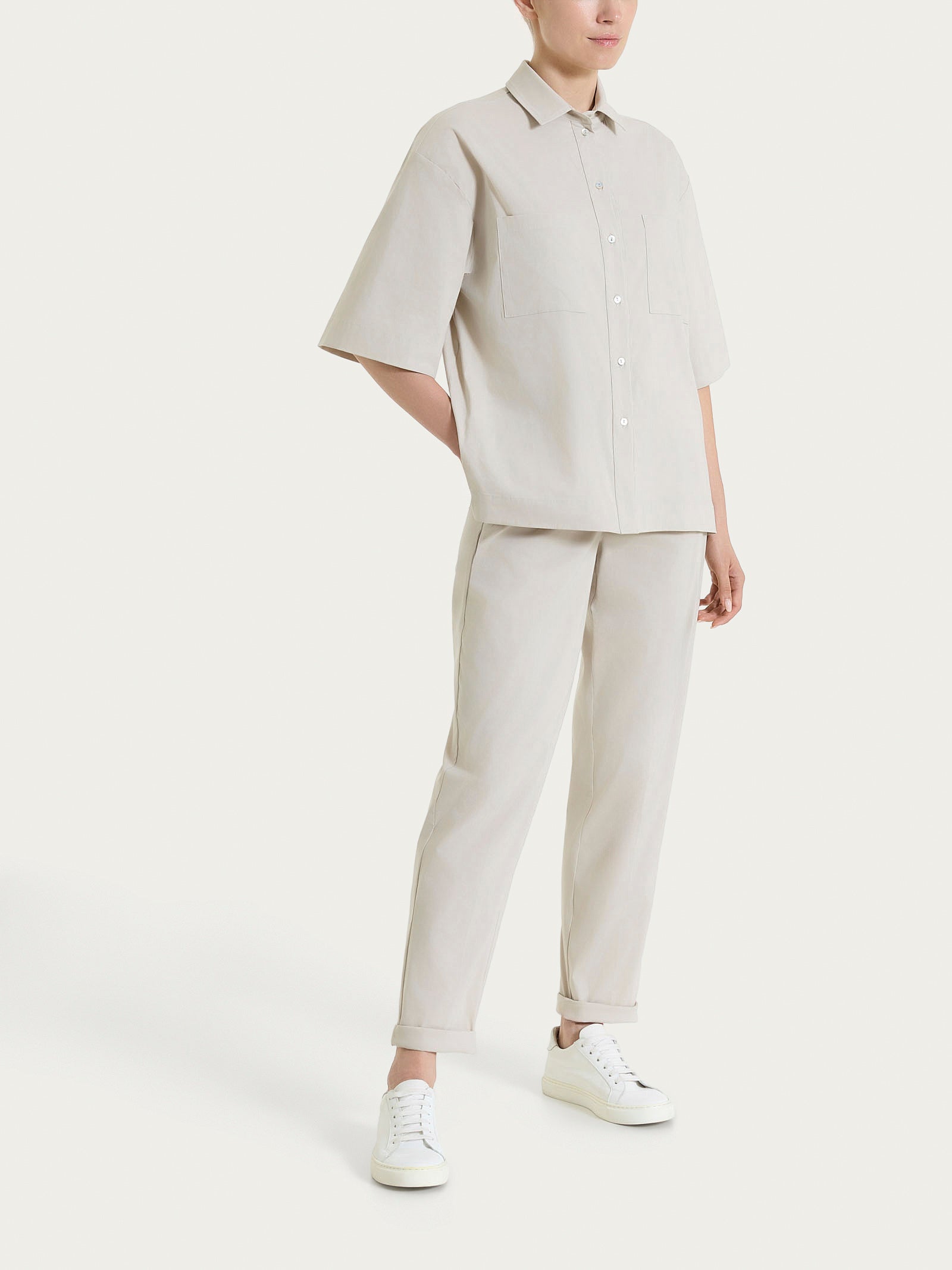 Ragno Super Fresh Camicia Corta Champignon in cotone