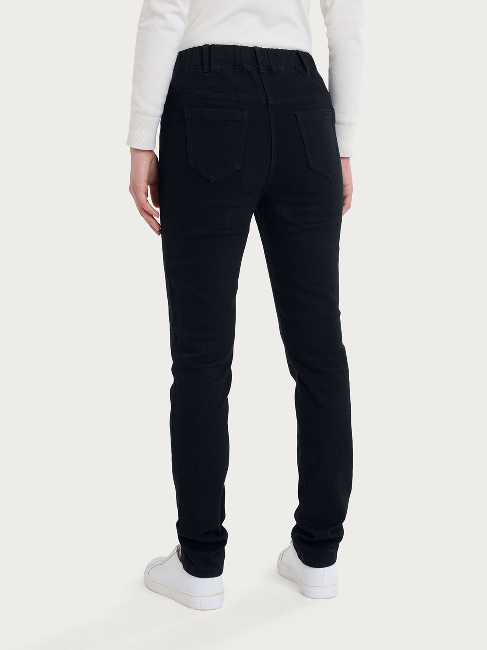 Ragno Super Denim Jeans 5 Tasche Nero Cotone Elasticizzato
