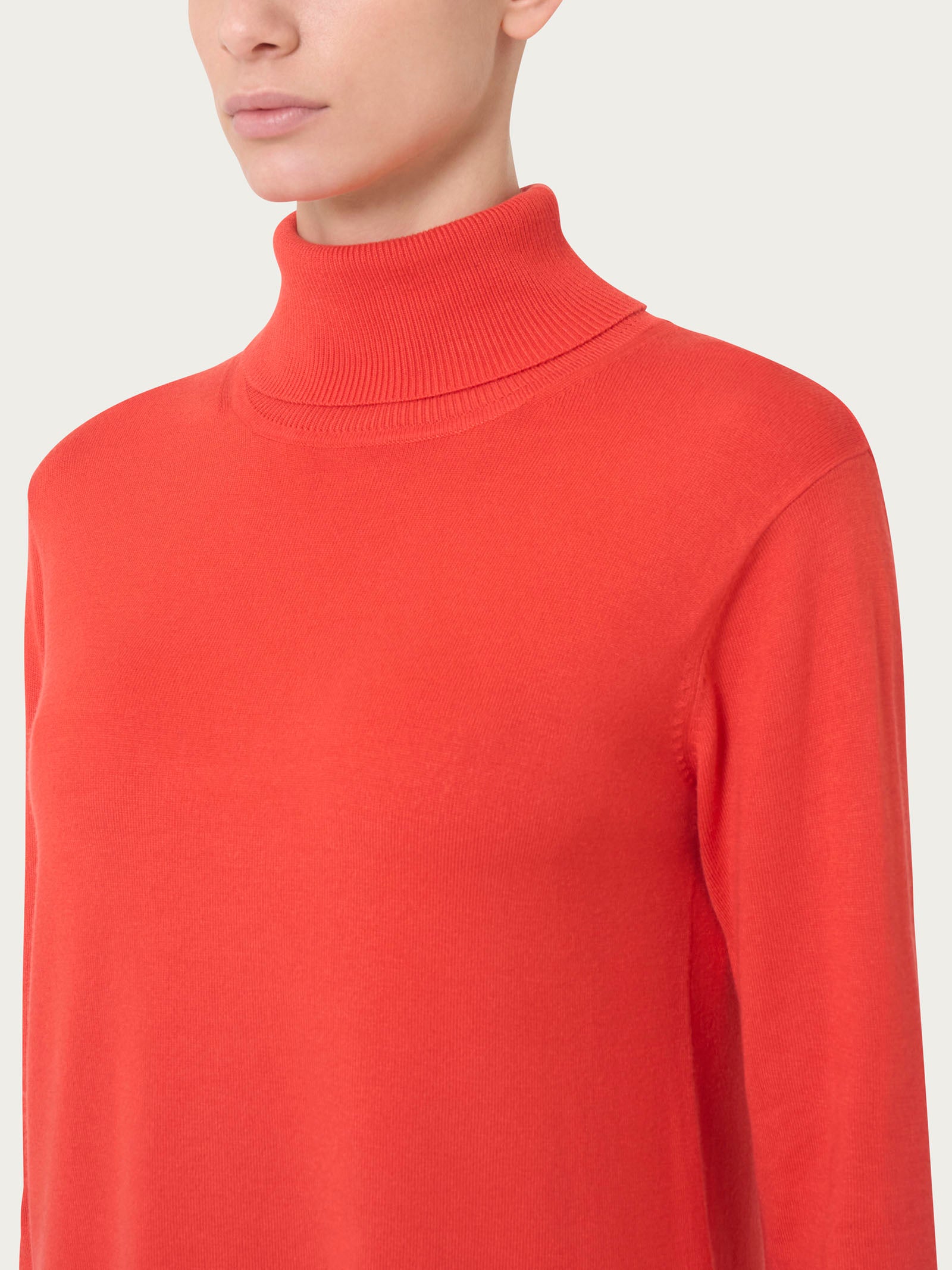 Ragno Four Seasons Dolcevita Cayenne collo alto viscosa