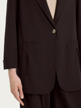 Ragno Super Natural Blazer Deconstructed Marrone