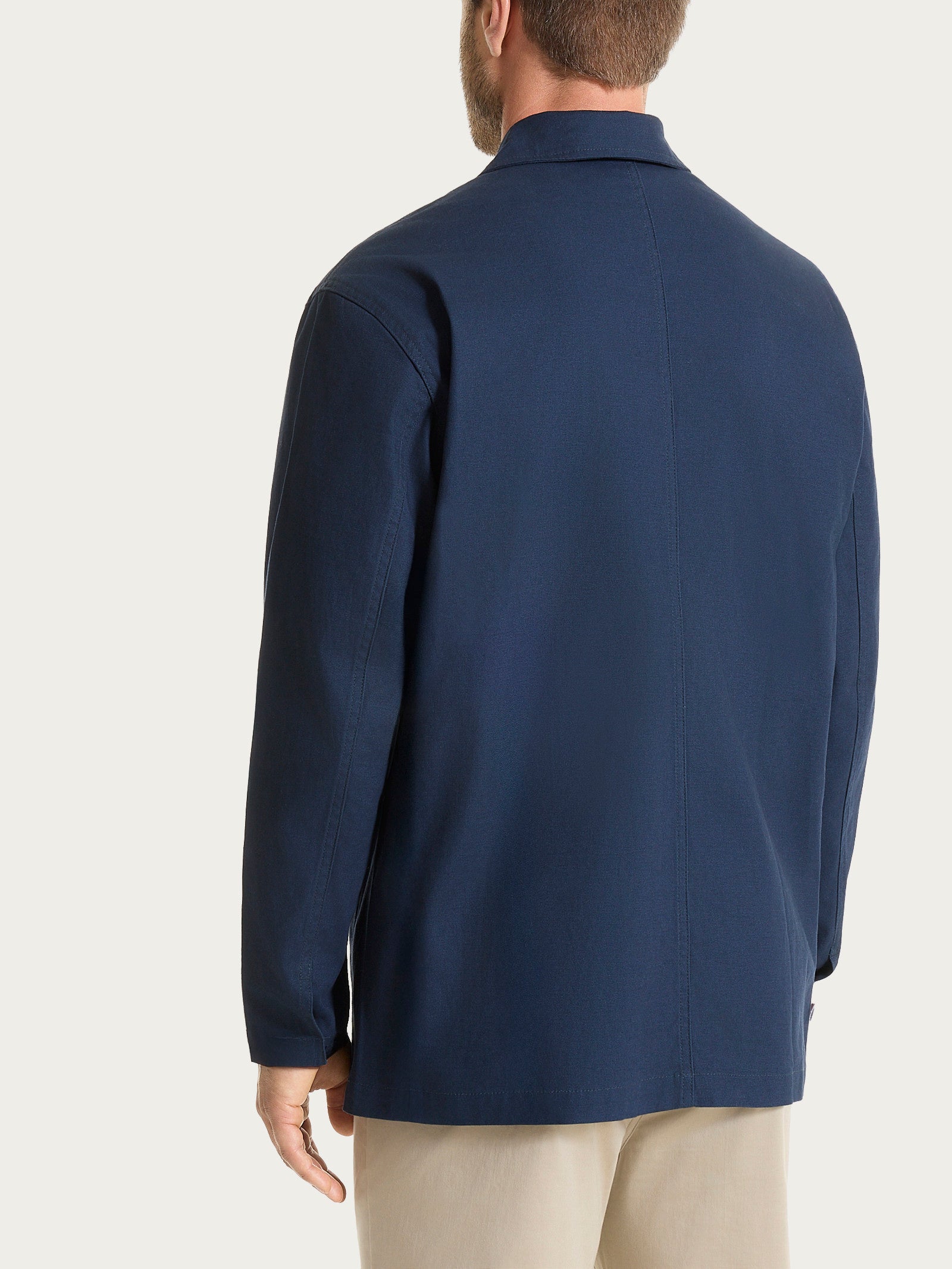 Ragno Compact Giacca Utility Canvas Stretch Outer Space regular
