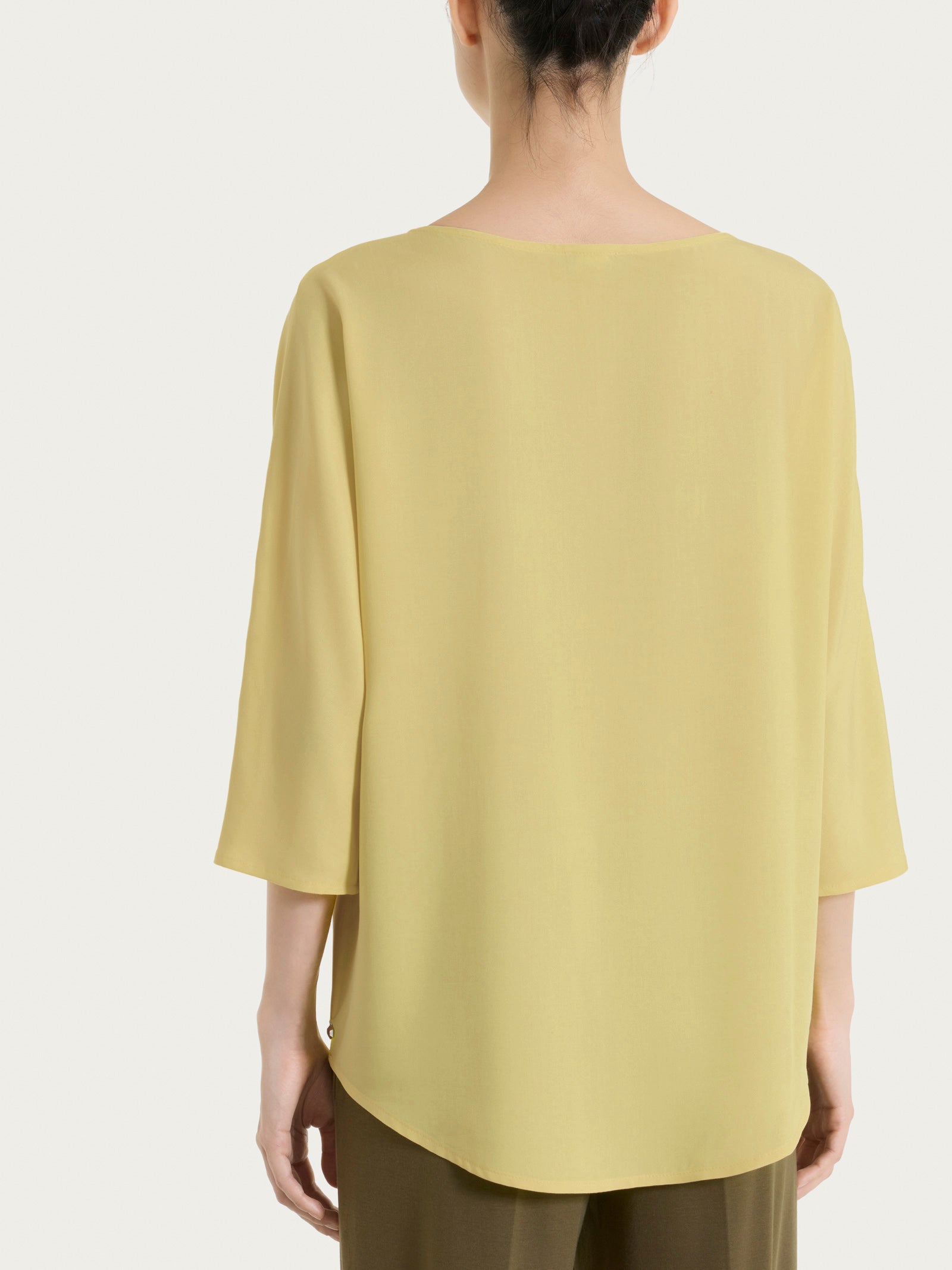 Ragno Viscosa Summer Blusa 3/4 Voile Stretch Khaki