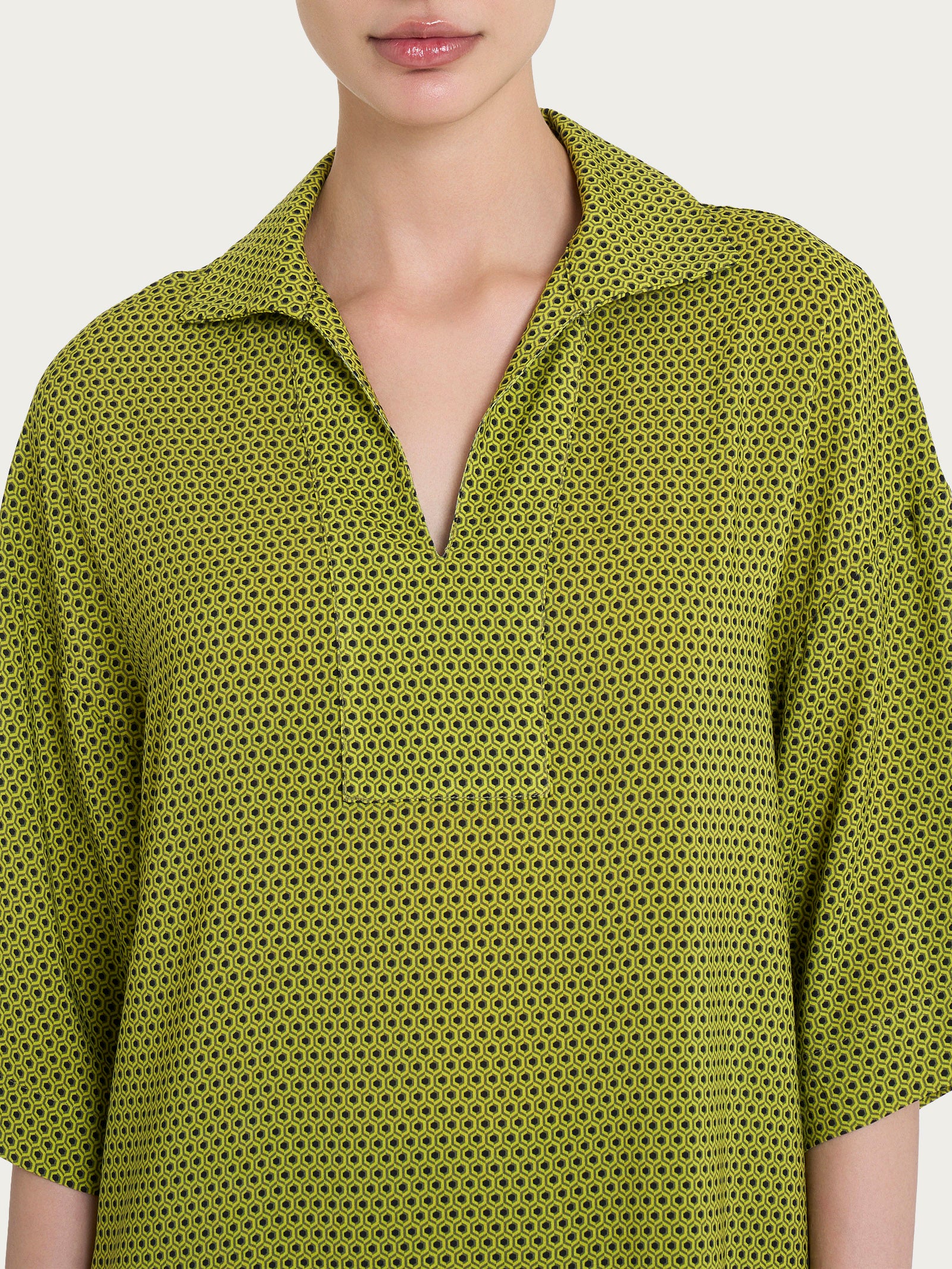 Ragno Ecoseta blusa donna viscosa Fant. Sphagnum