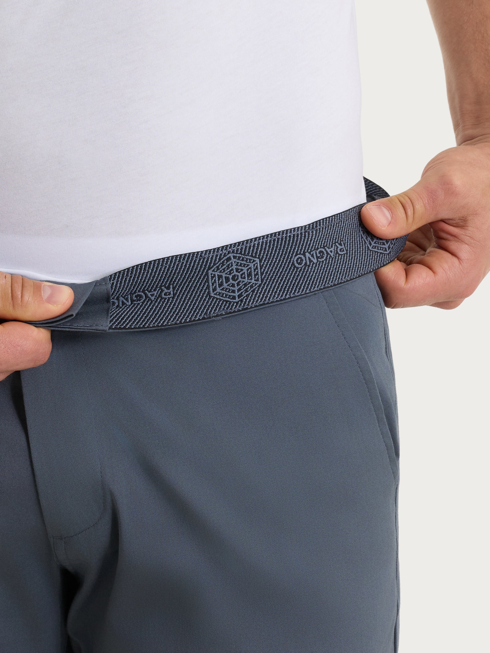 Ragno Satin Power pantalone chino uomo Turbulence