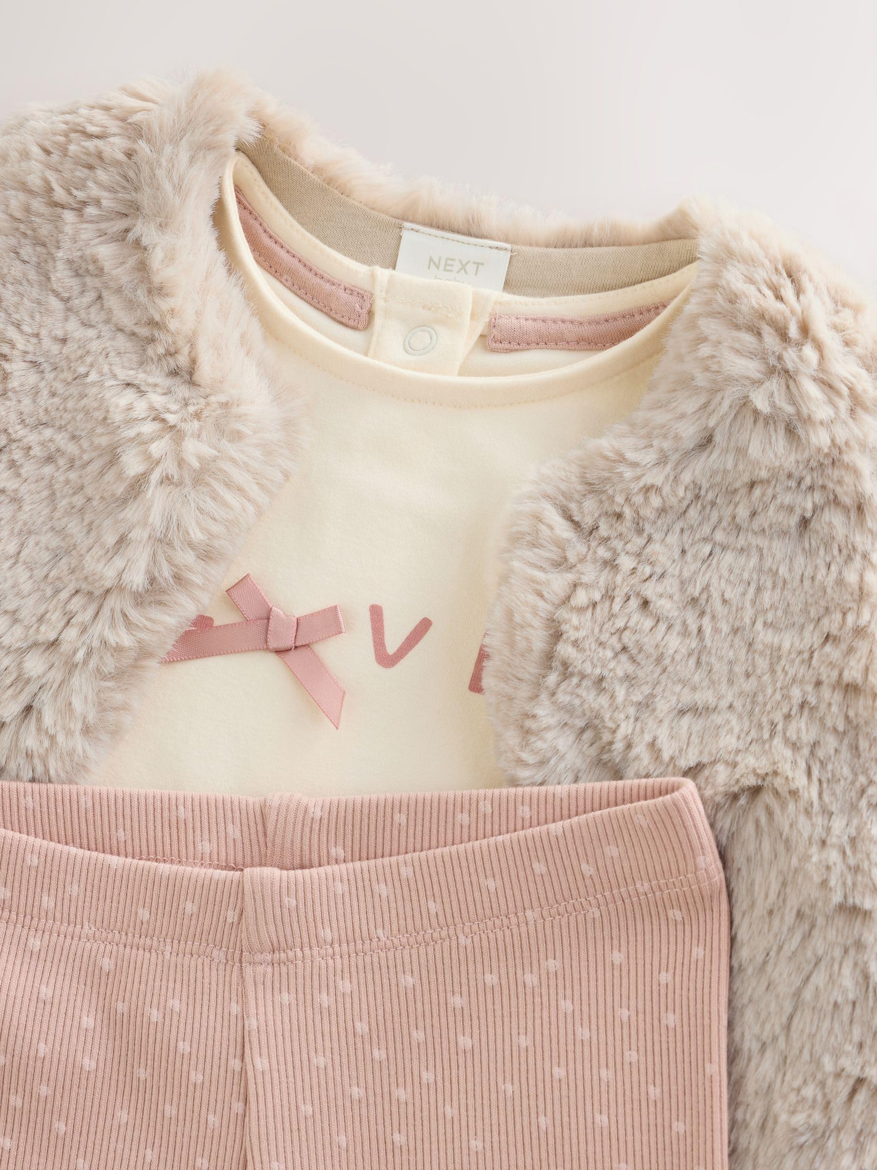 Next completo neonata 3 pezzi gilet taglia 74-80