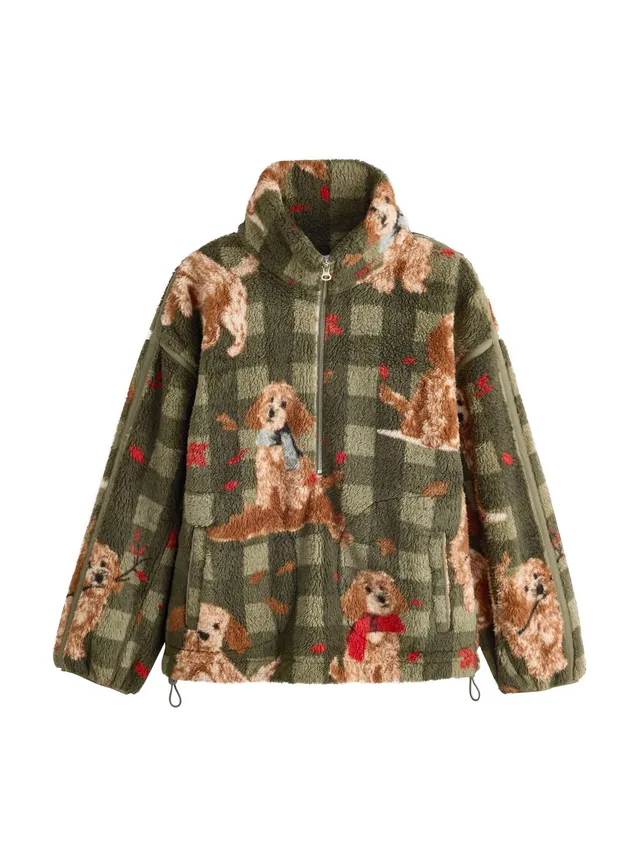Next pile donna mezza zip sherpa taglia S morbido