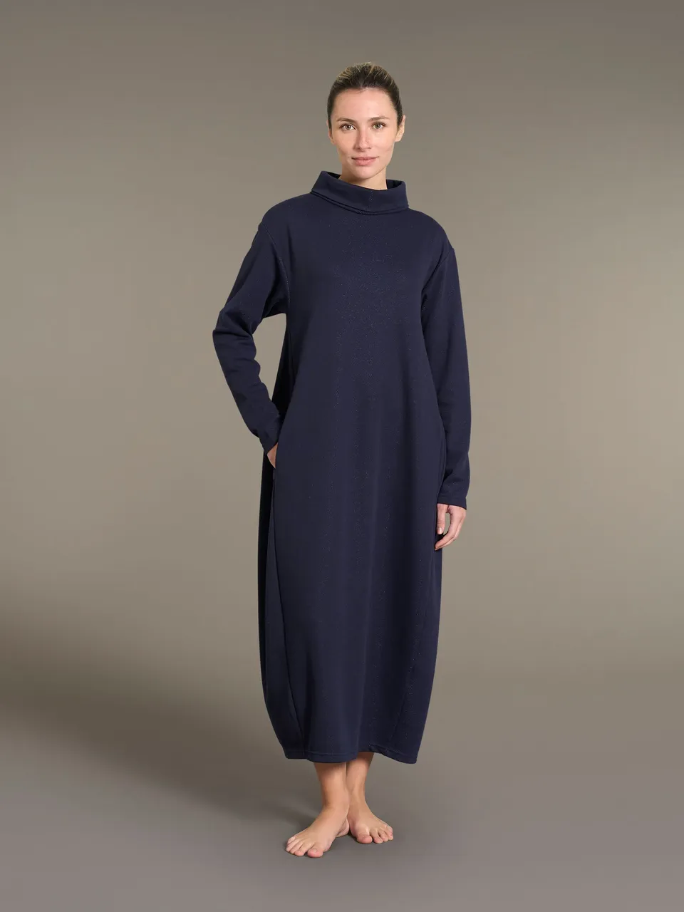 Ragno Cotton Eco Pile Camicia Notte Lunga Tenebre