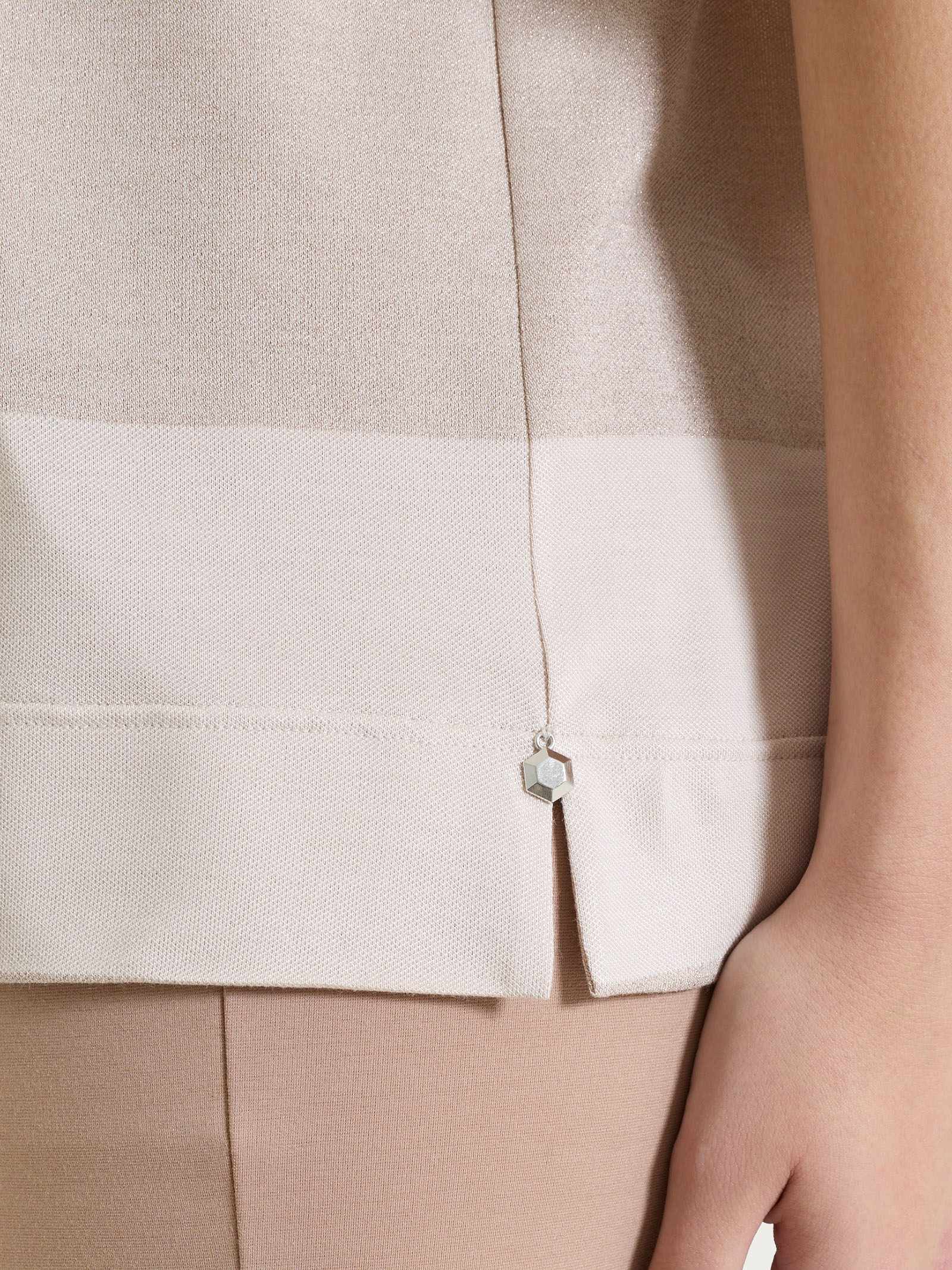 Ragno Summer Light maglietta barchetta Almond Peach lurex