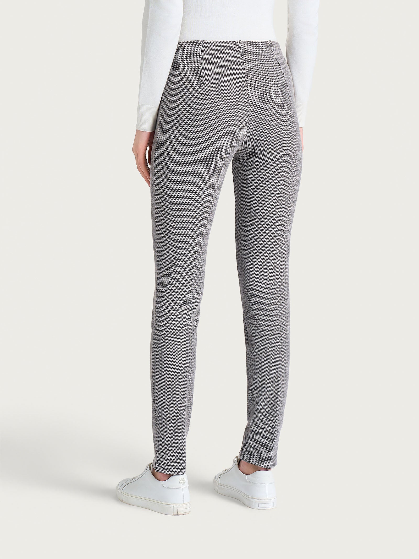Ragno Compact Pantalone a sigaretta pantalone Chocolate spina