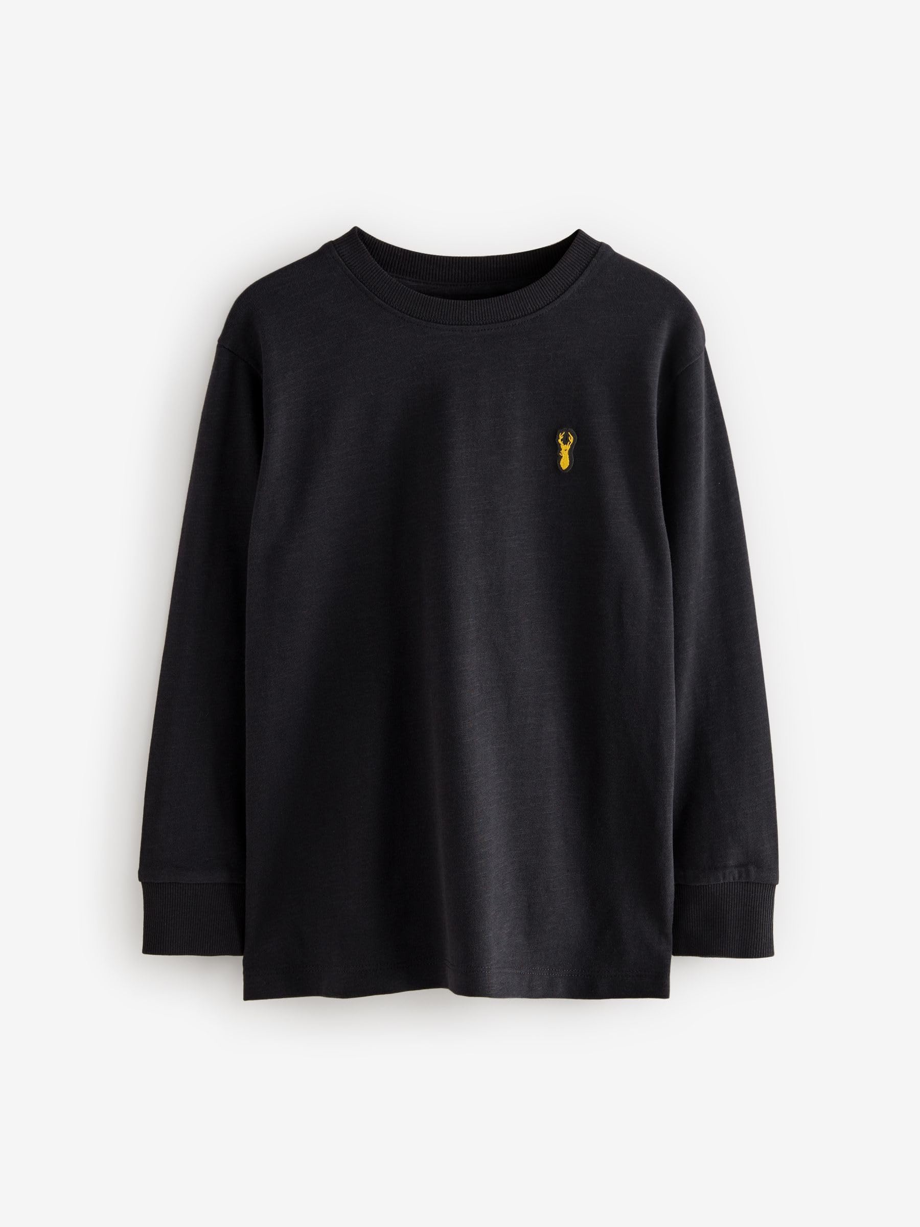 Next Magliette Ragazzo Maniche Lunghe 4 Pezzi con Logo Cervo