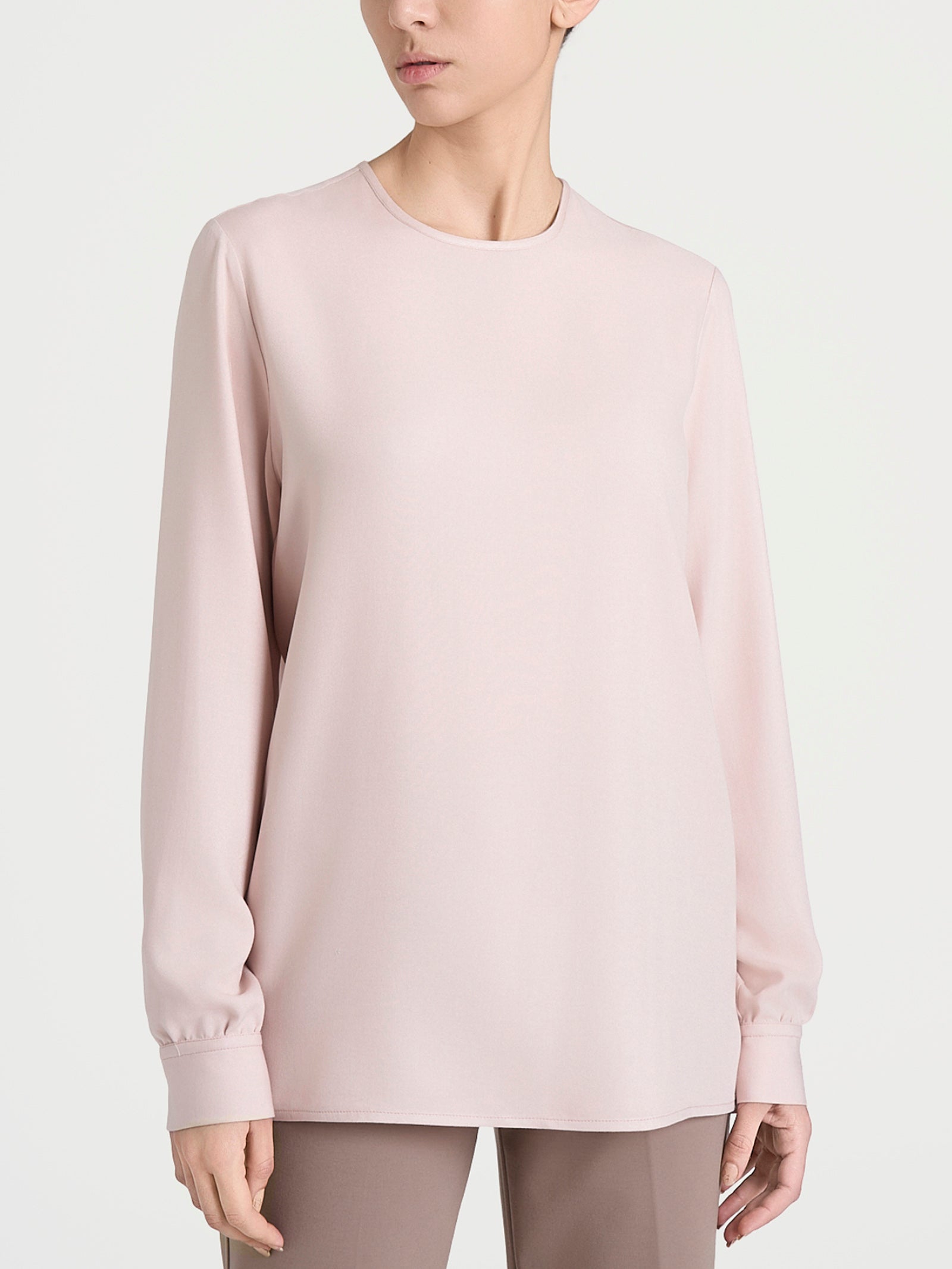 Ragno EcoSeta Winter Ecoseta blusa cameo rose manica lunga
