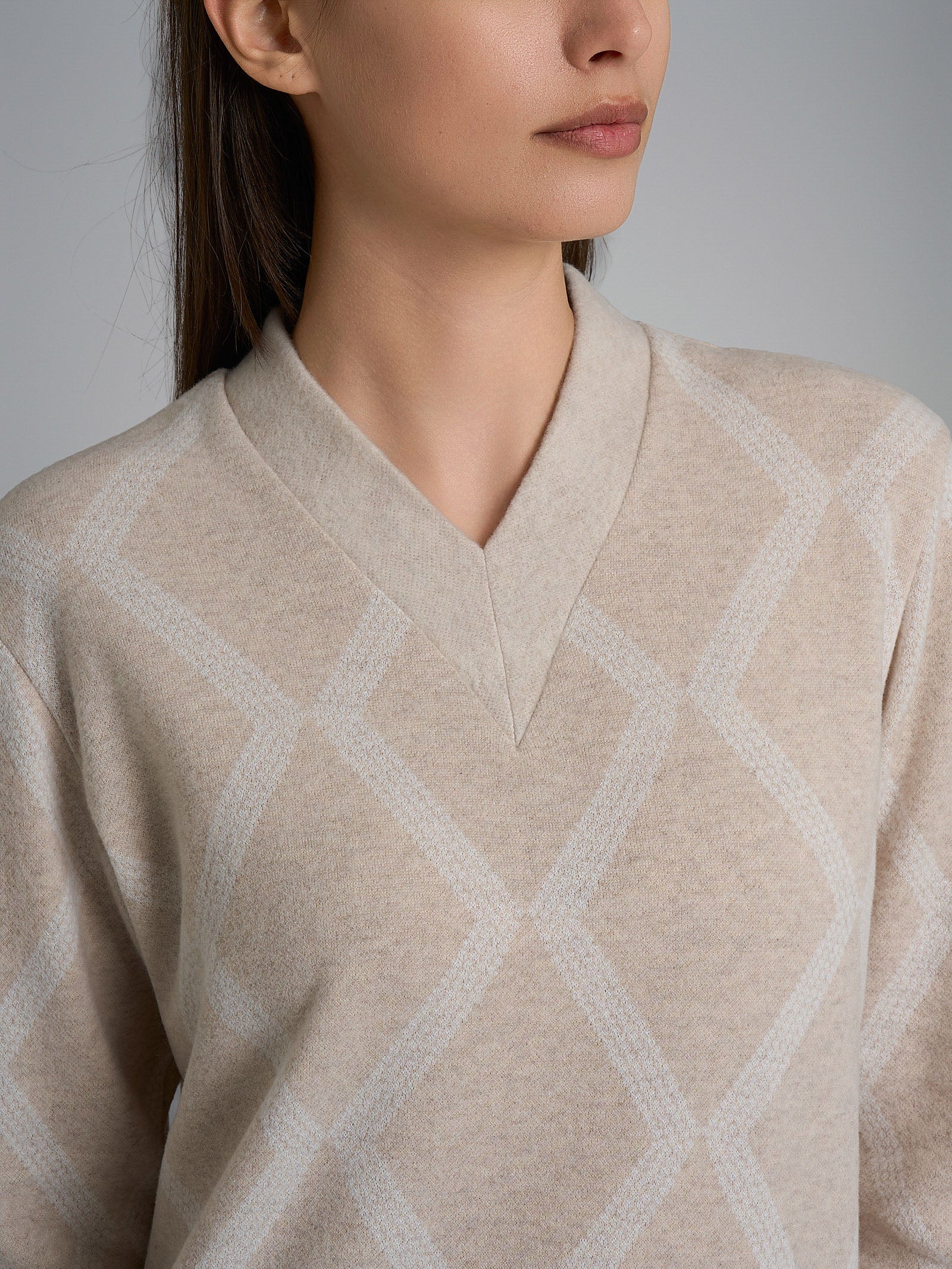 Ragno Jersey Cotone pigiama lungo donna cotone panna