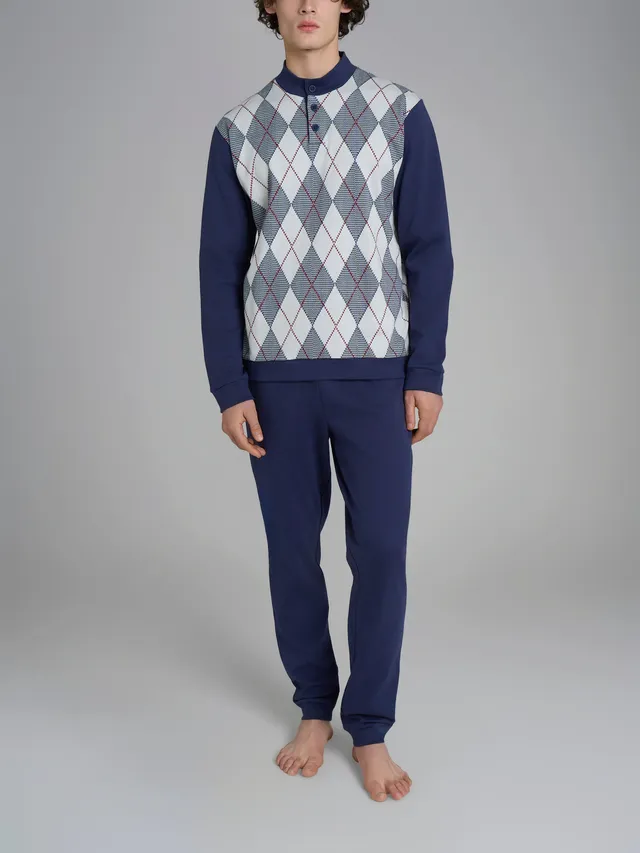 Ragno Pigiama Lungo Lupetto Cotone High-rise Caldo
