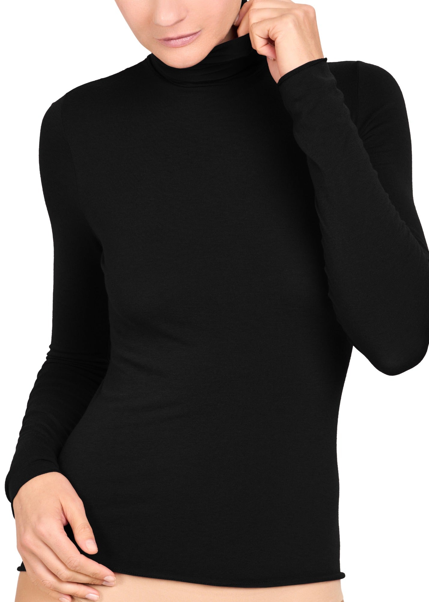 Philippe Matignon Leger Maglia Collo Alto in Cachemire