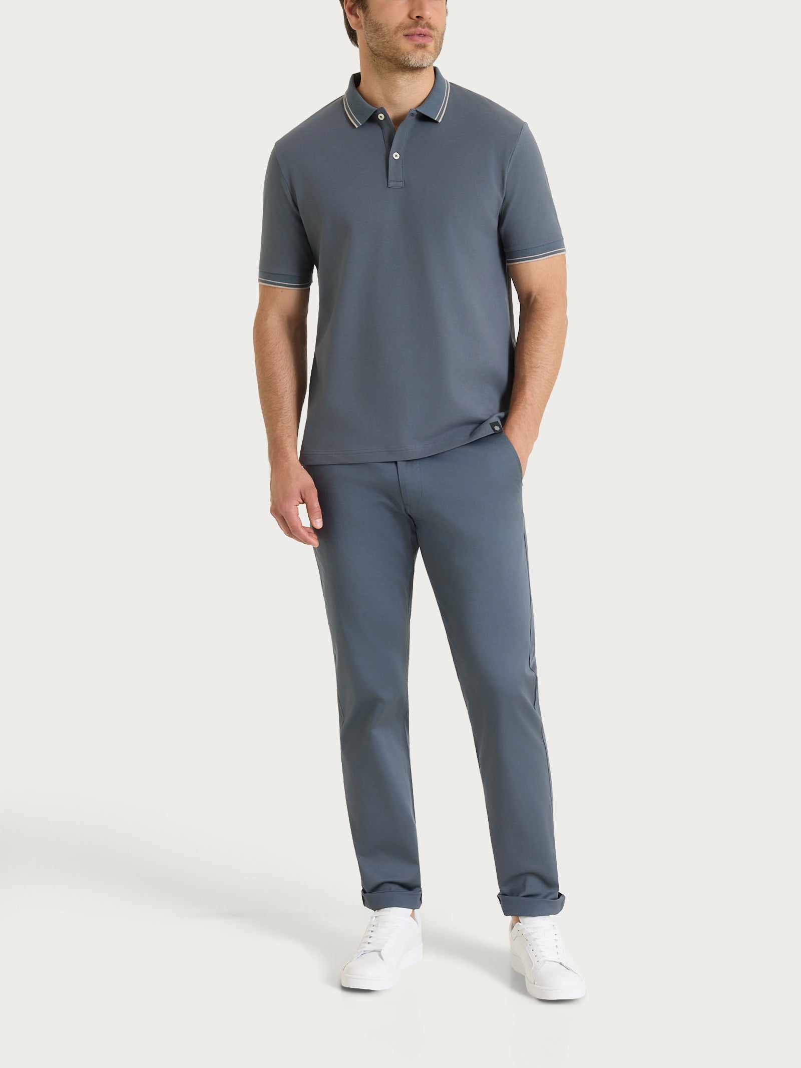 Ragno Eco Cotton polo Fant. Turbulence piquet uomo