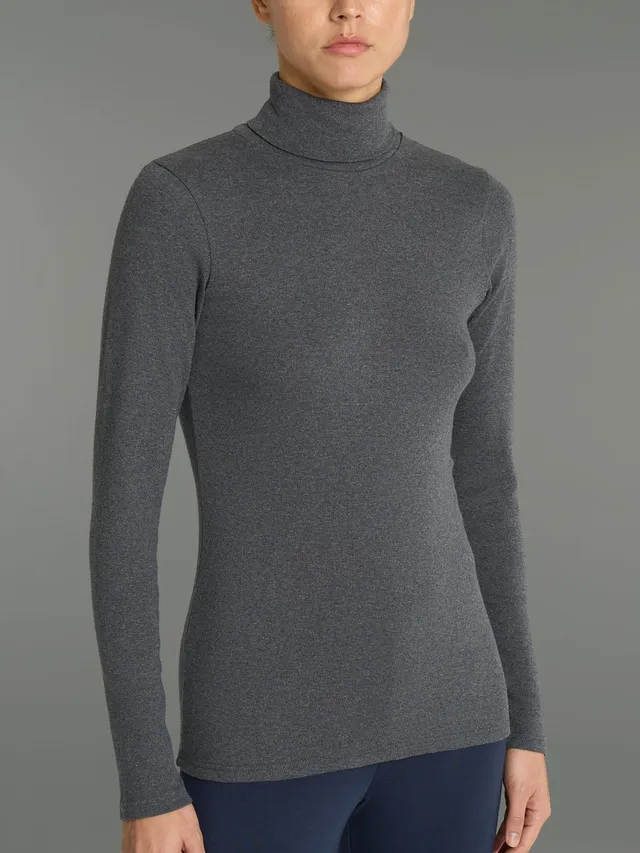 Ragno Thermo Cotton dolcevita donna lead melange termica