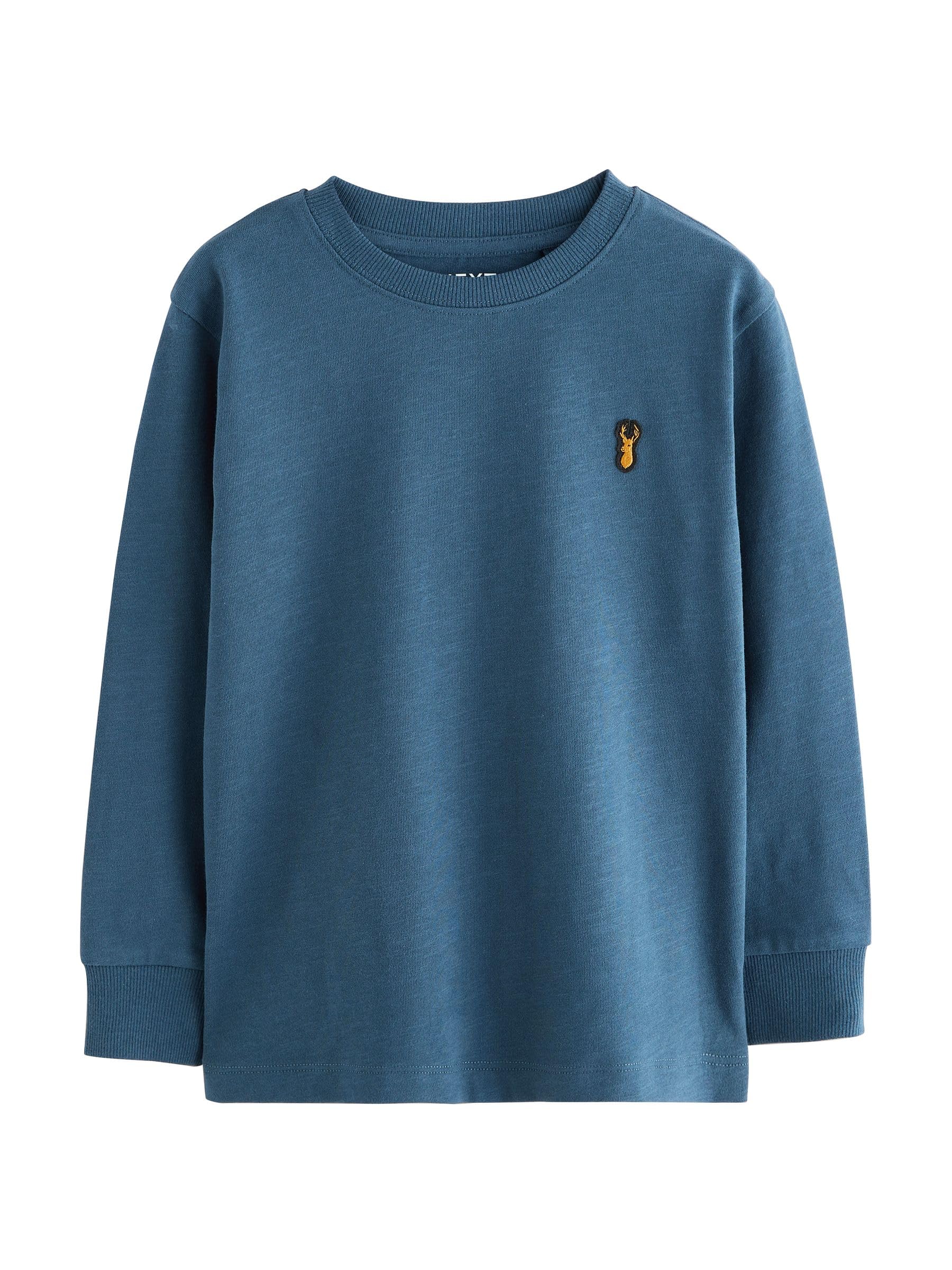 Next maglietta ragazzo maniche lunghe logo 8 pezzi 128