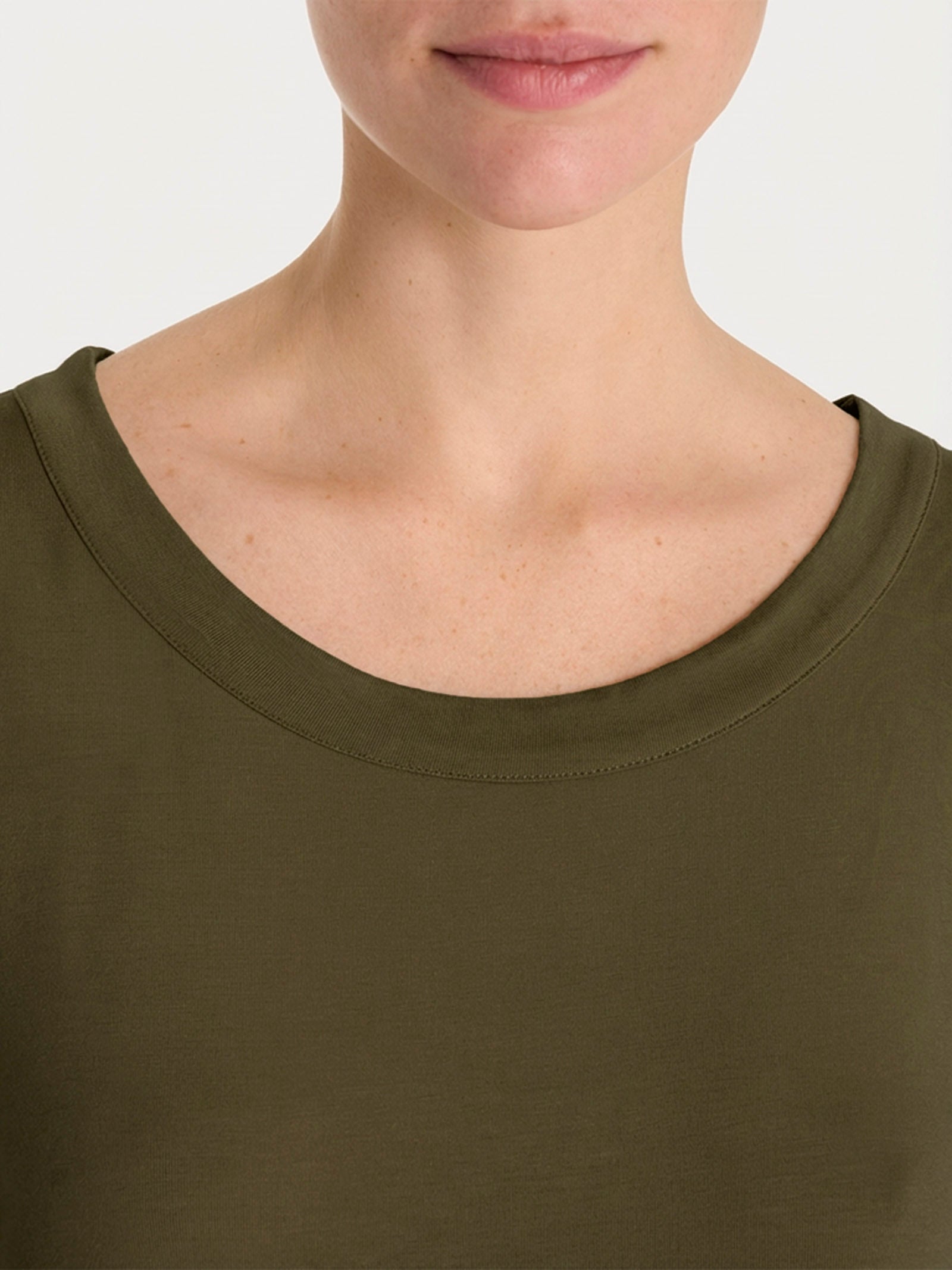 Ragno Viscosa Summer maglietta dark olive manica 3/4