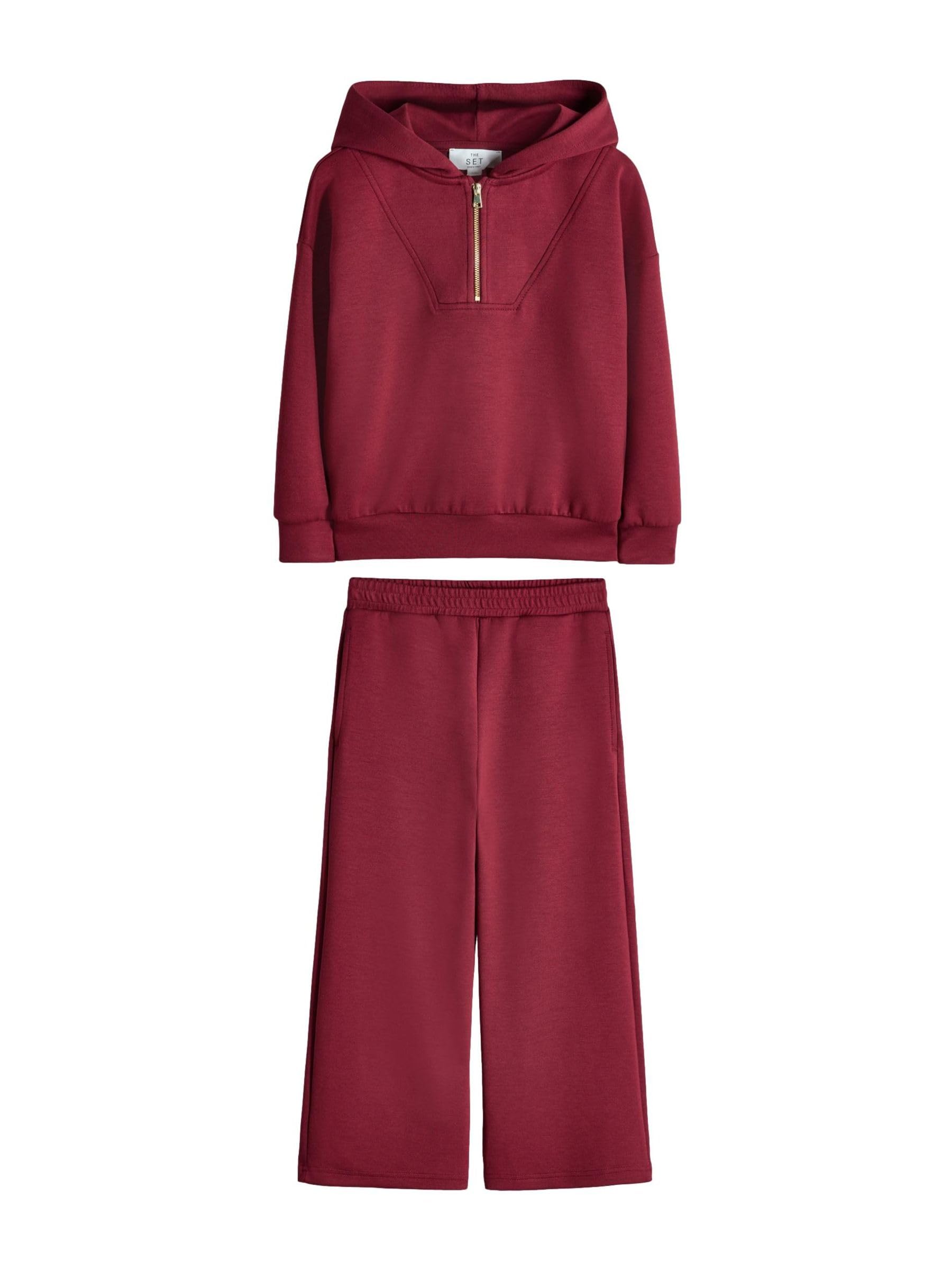 Geo Next The Set completo bambina top zip e pantaloni modal