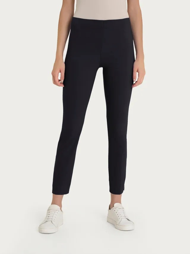 Ragno Super Fresh Pantalone Capri Nero con Spacchetti