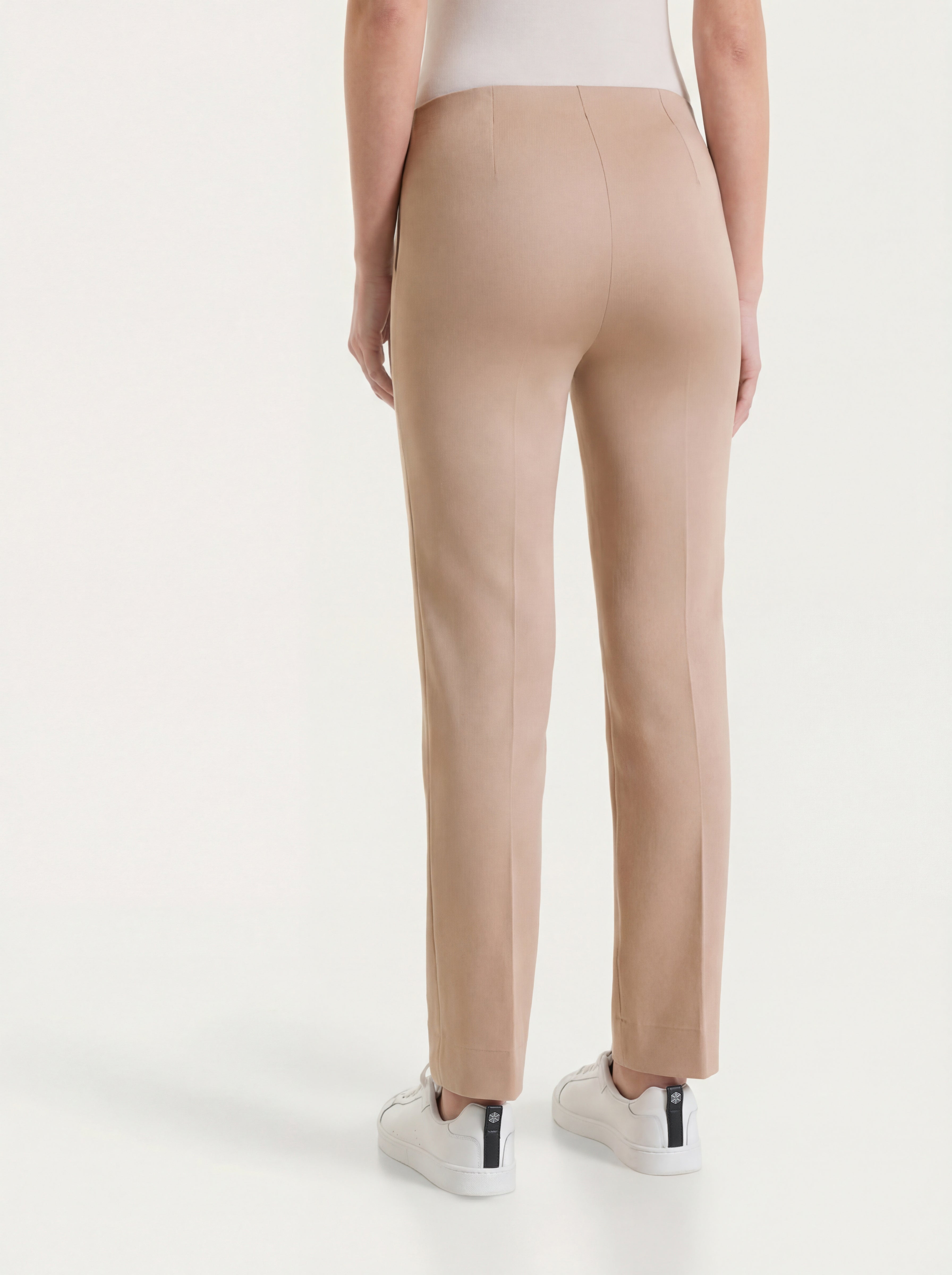 Ragno Satin Power pantalone capri dritto donna taupe