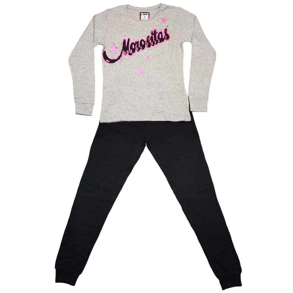 Lady C Sabor Morositas pigiama lungo donna cotone caldo